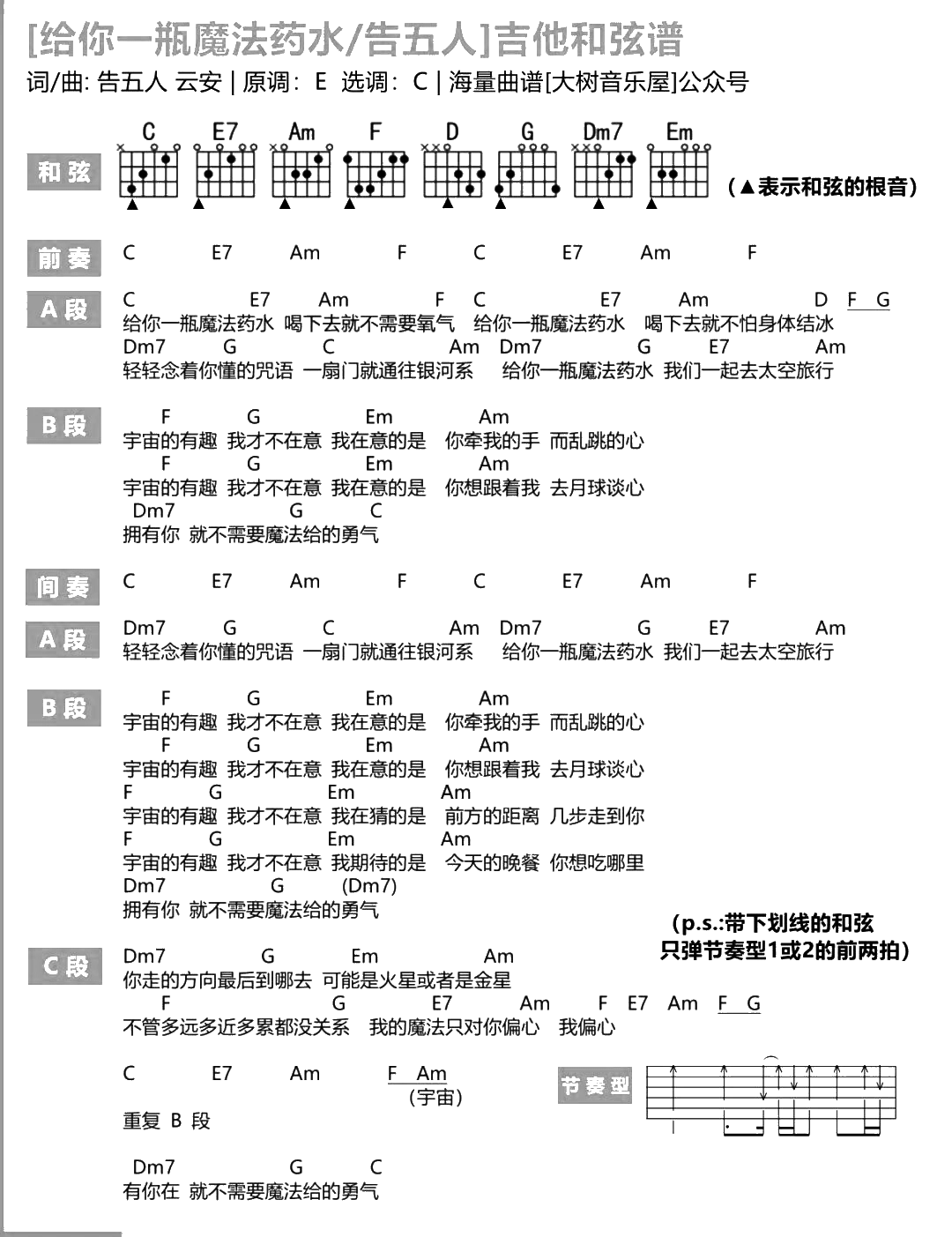 给你一瓶魔法药水