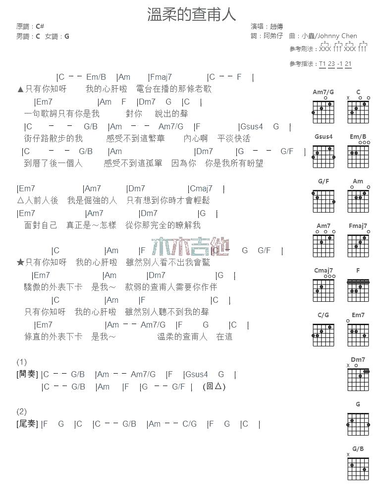 温柔的查甫人