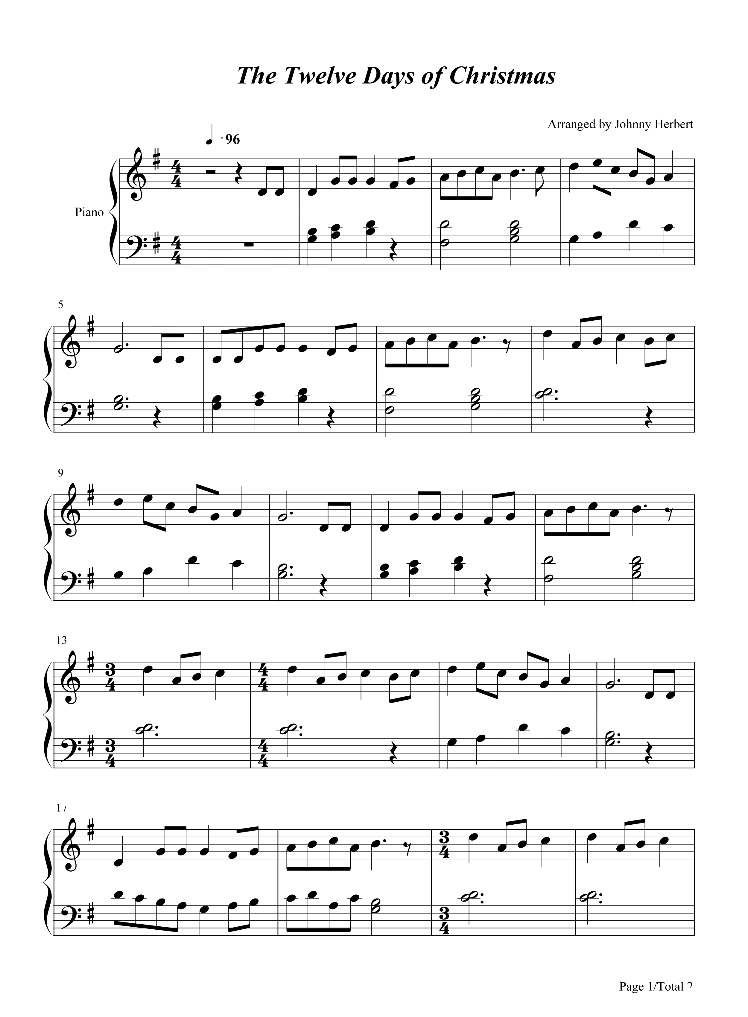 The Twelve Days of Christmas