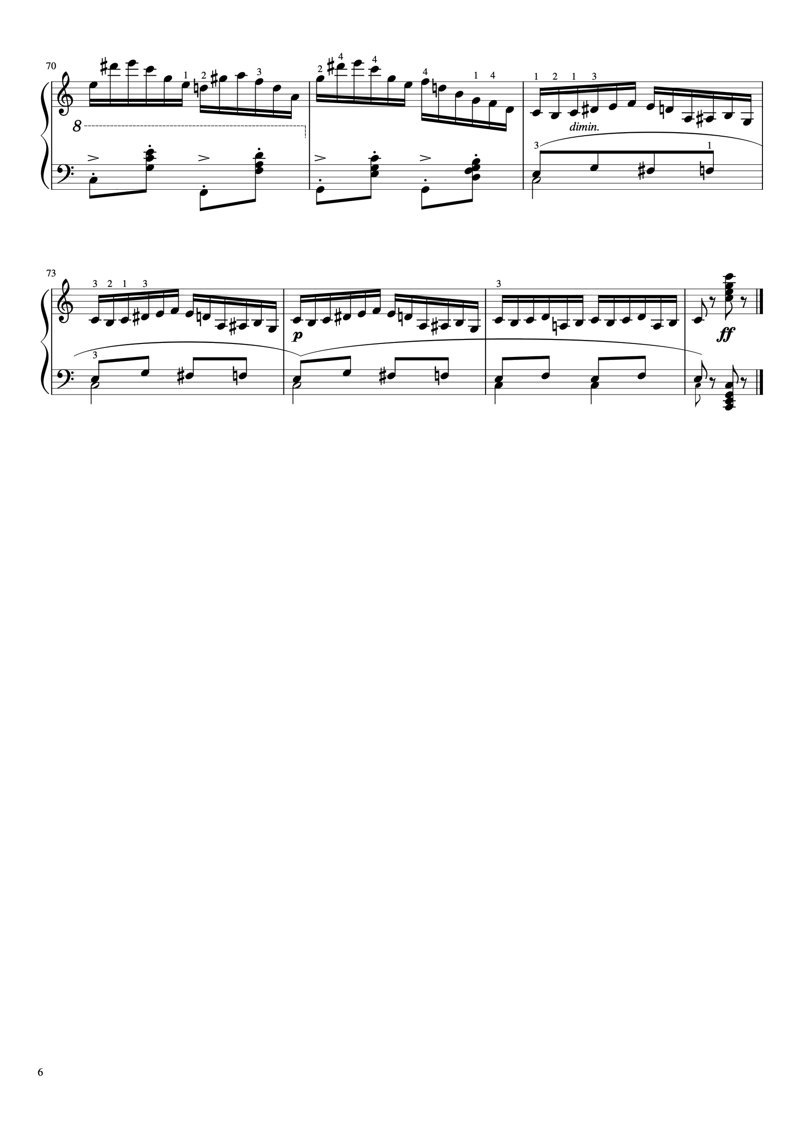 8级 练习曲（Op.740 No.16)《中央院钢琴考级曲目 7-9级》