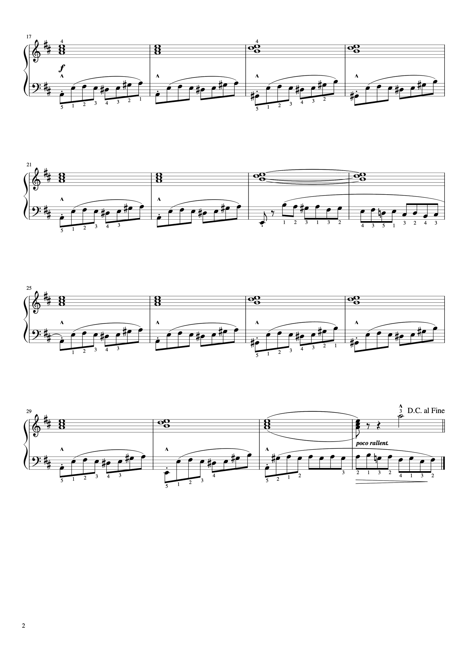 第32首《莱蒙钢琴练习曲 作品37》