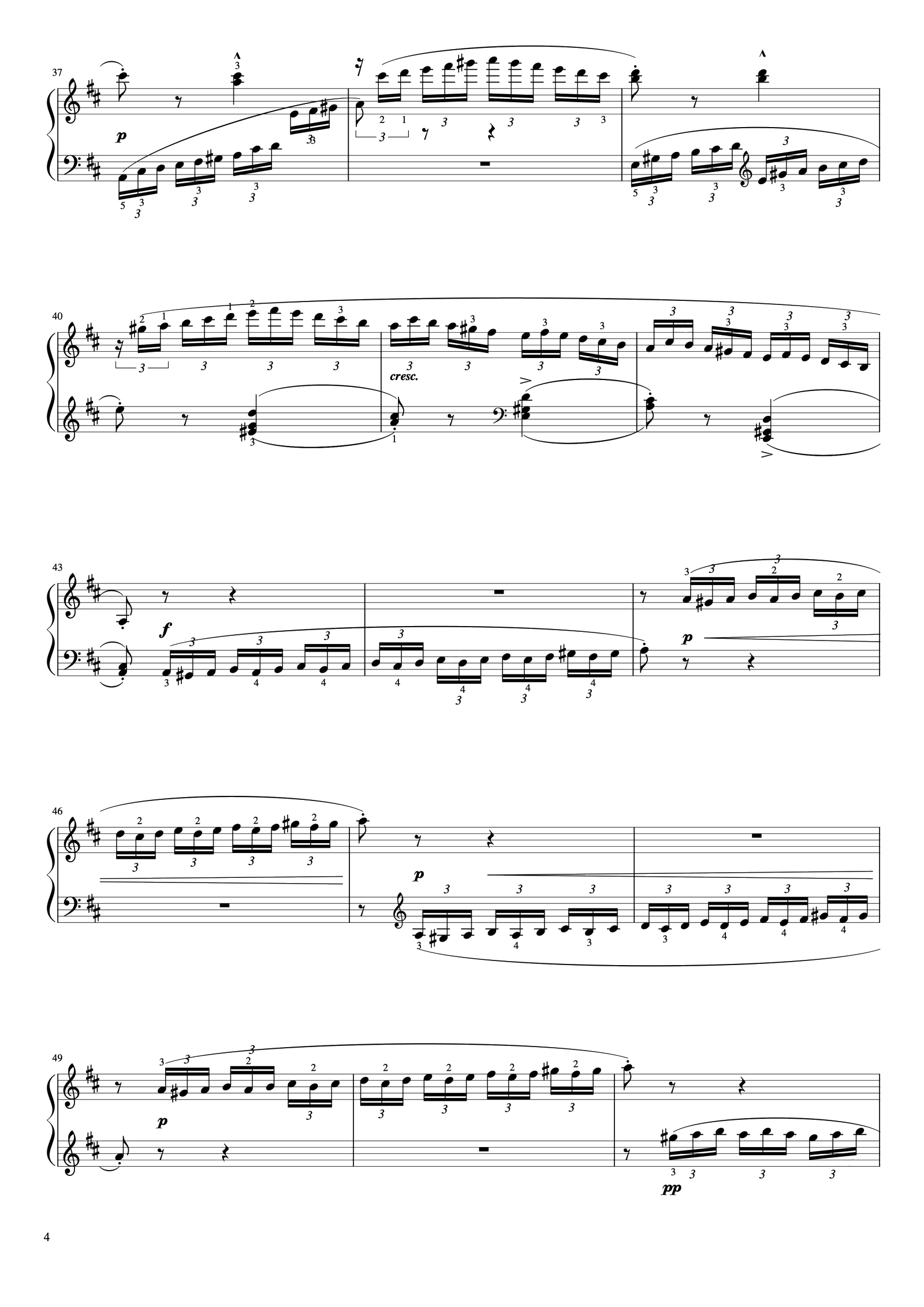 第48首《莱蒙钢琴练习曲 作品37》