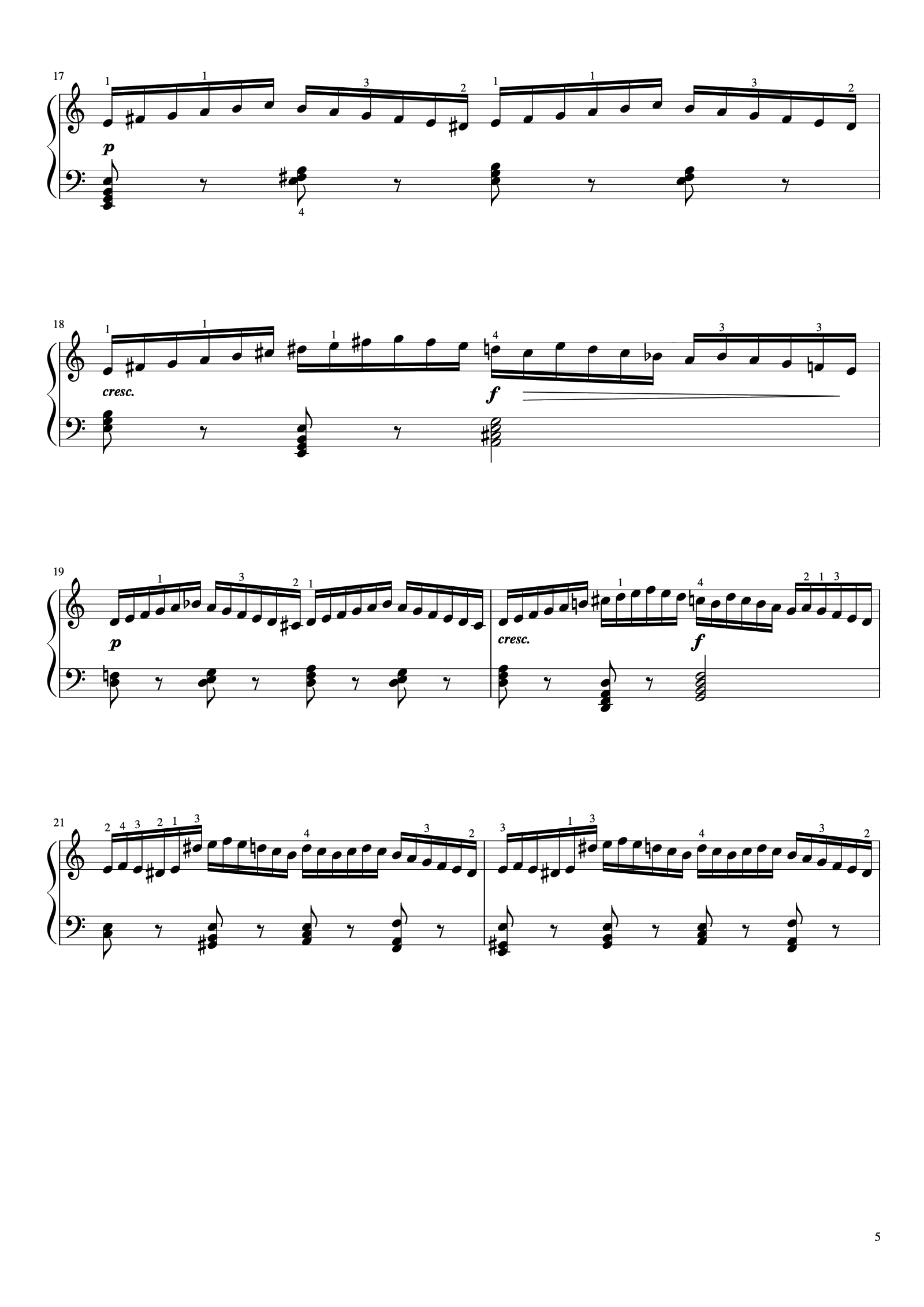 8级 练习曲《上音钢琴考级曲目》