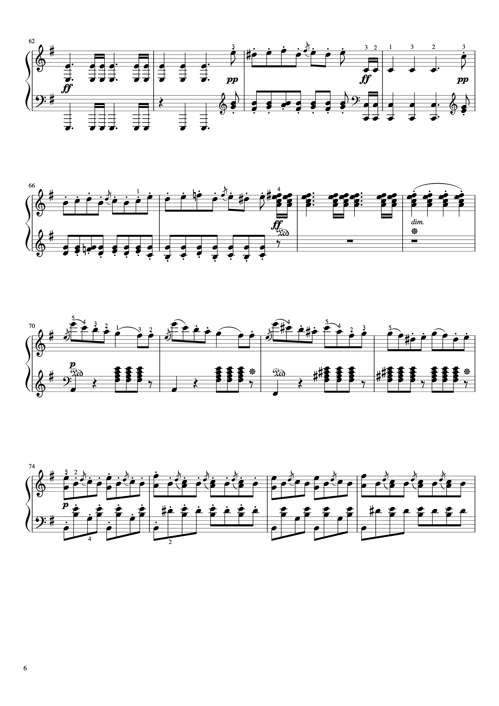 10级 谐谑曲Op.16 No.4《音协钢琴考级曲目 9-10级》