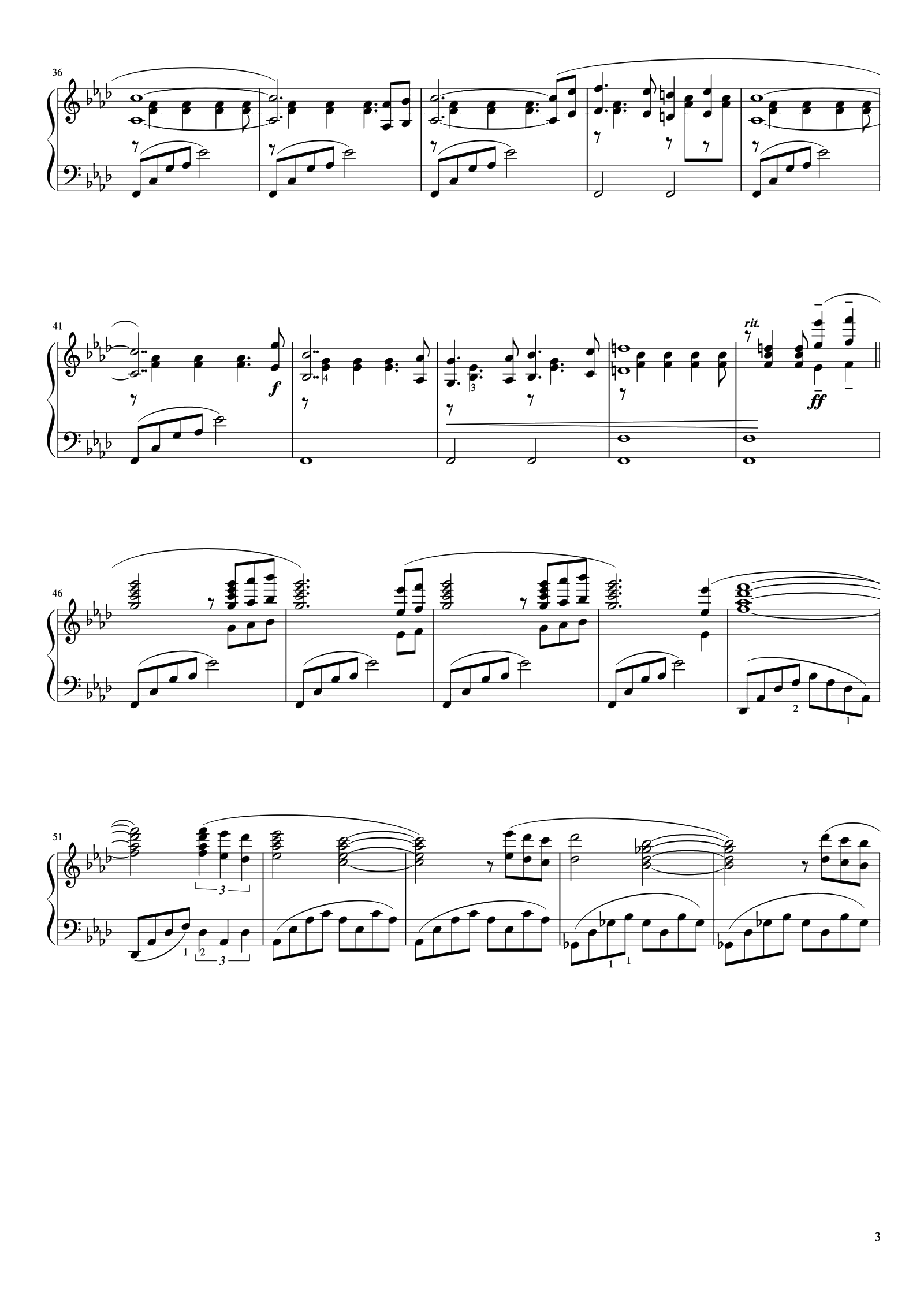 Fantasia(for Nausica)《久石让钢琴作品精选集》