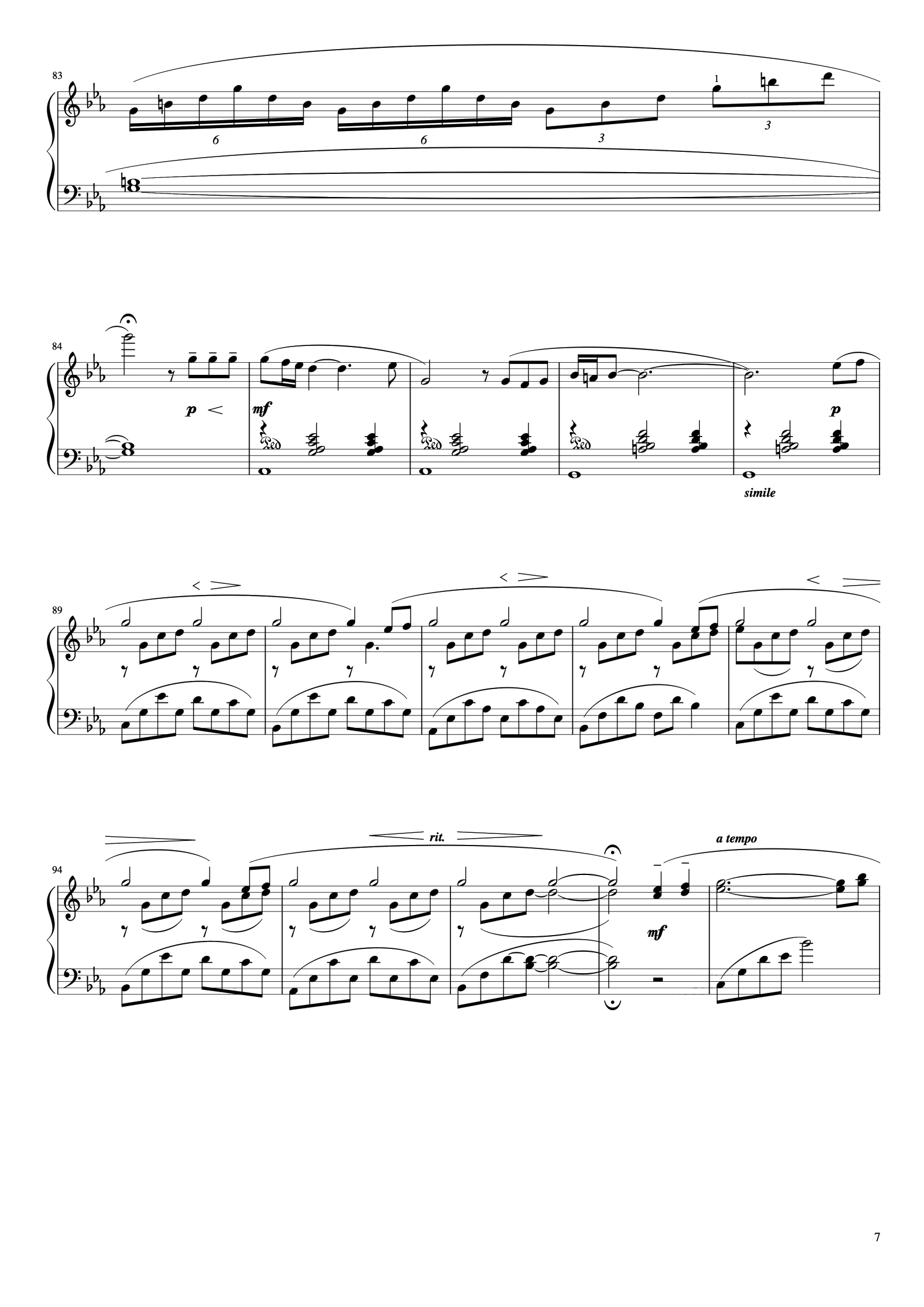 Fantasia(for Nausica)《久石让钢琴作品精选集》