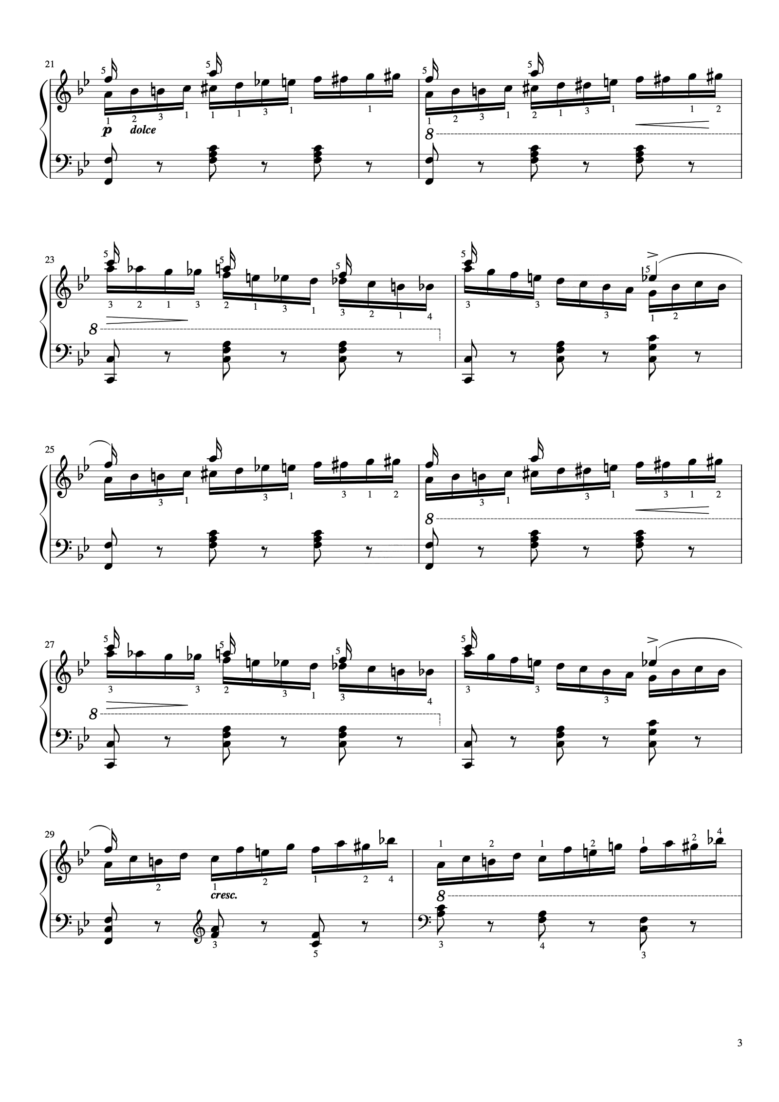 第31首《车尔尼快速练习曲 作品299》
