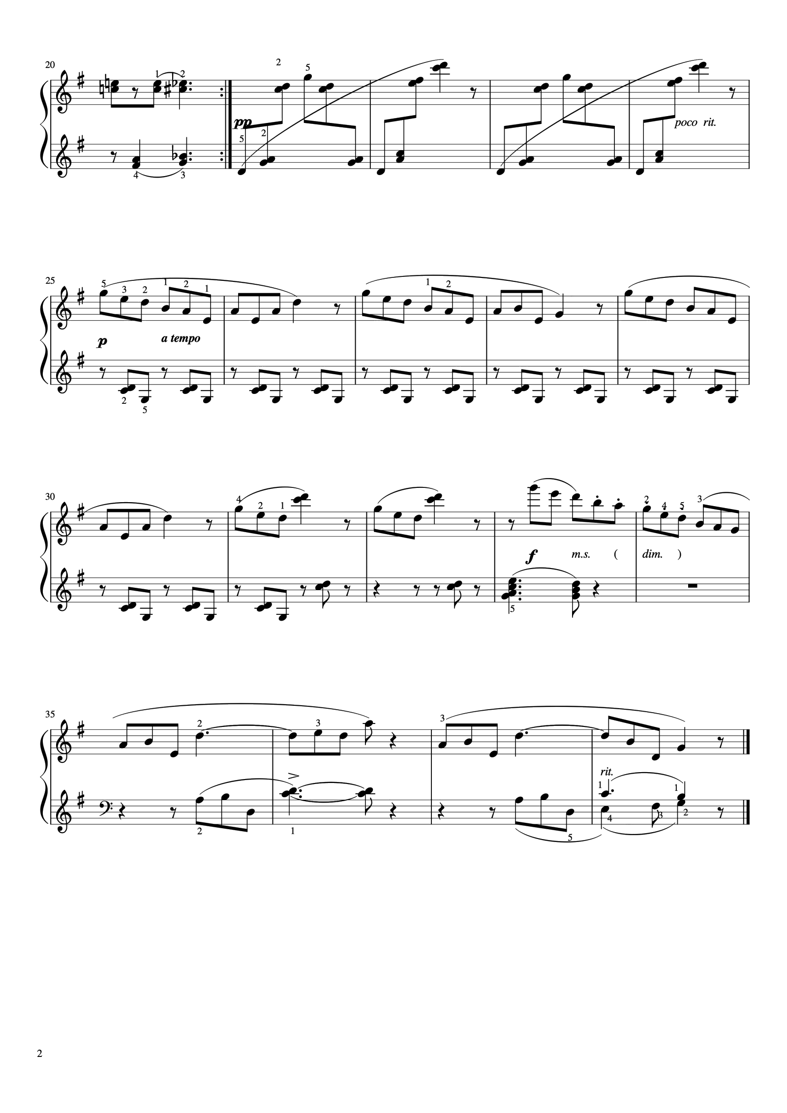 4级 雪花《中国院钢琴考级曲目》