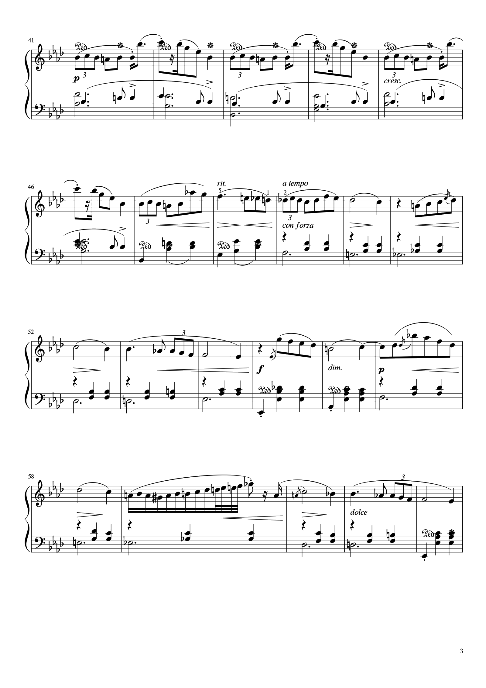7级 圆舞曲（Op.69 No.1）《中国院钢琴考级曲目》
