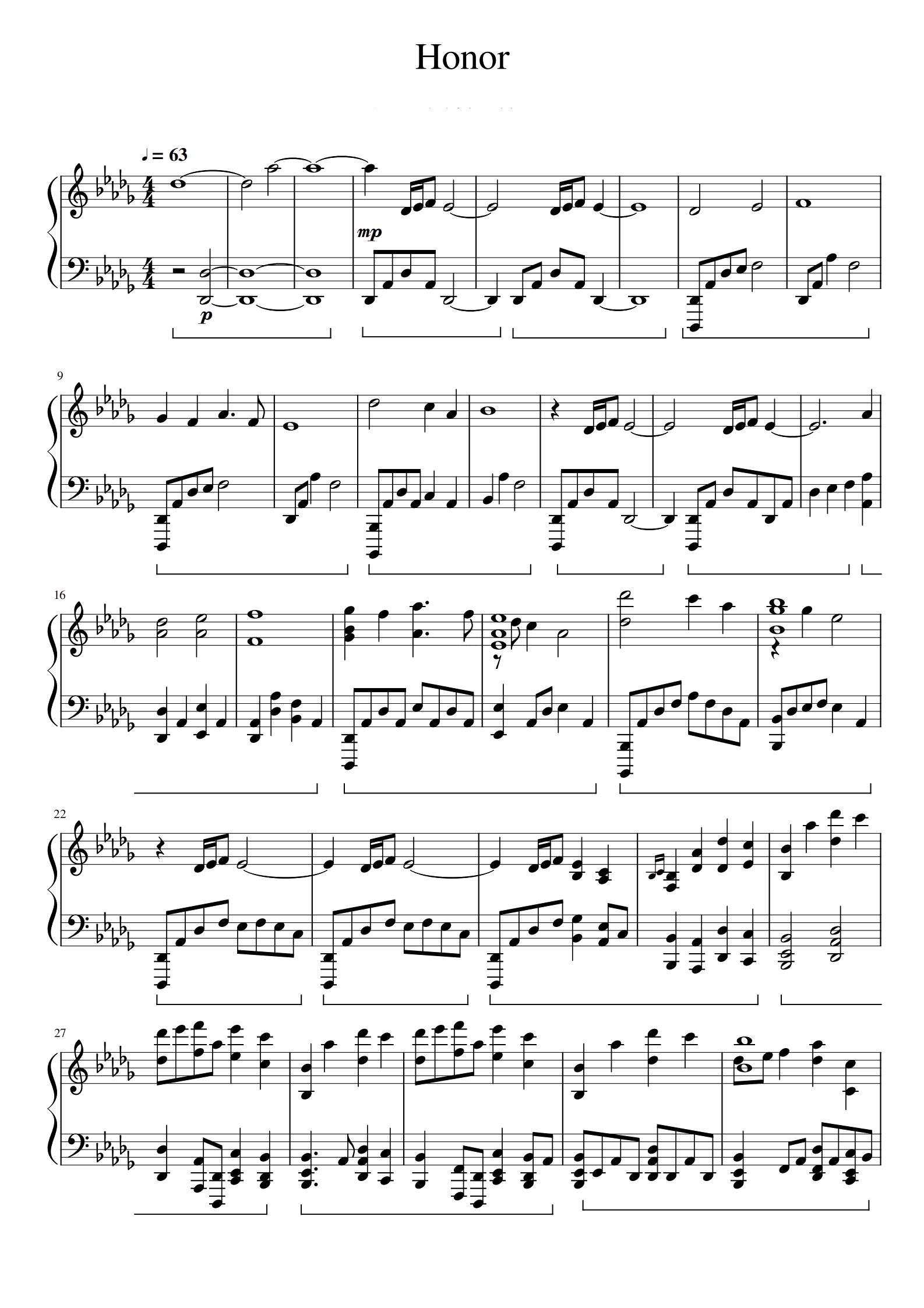 Honor 太平洋战争片头曲完整版