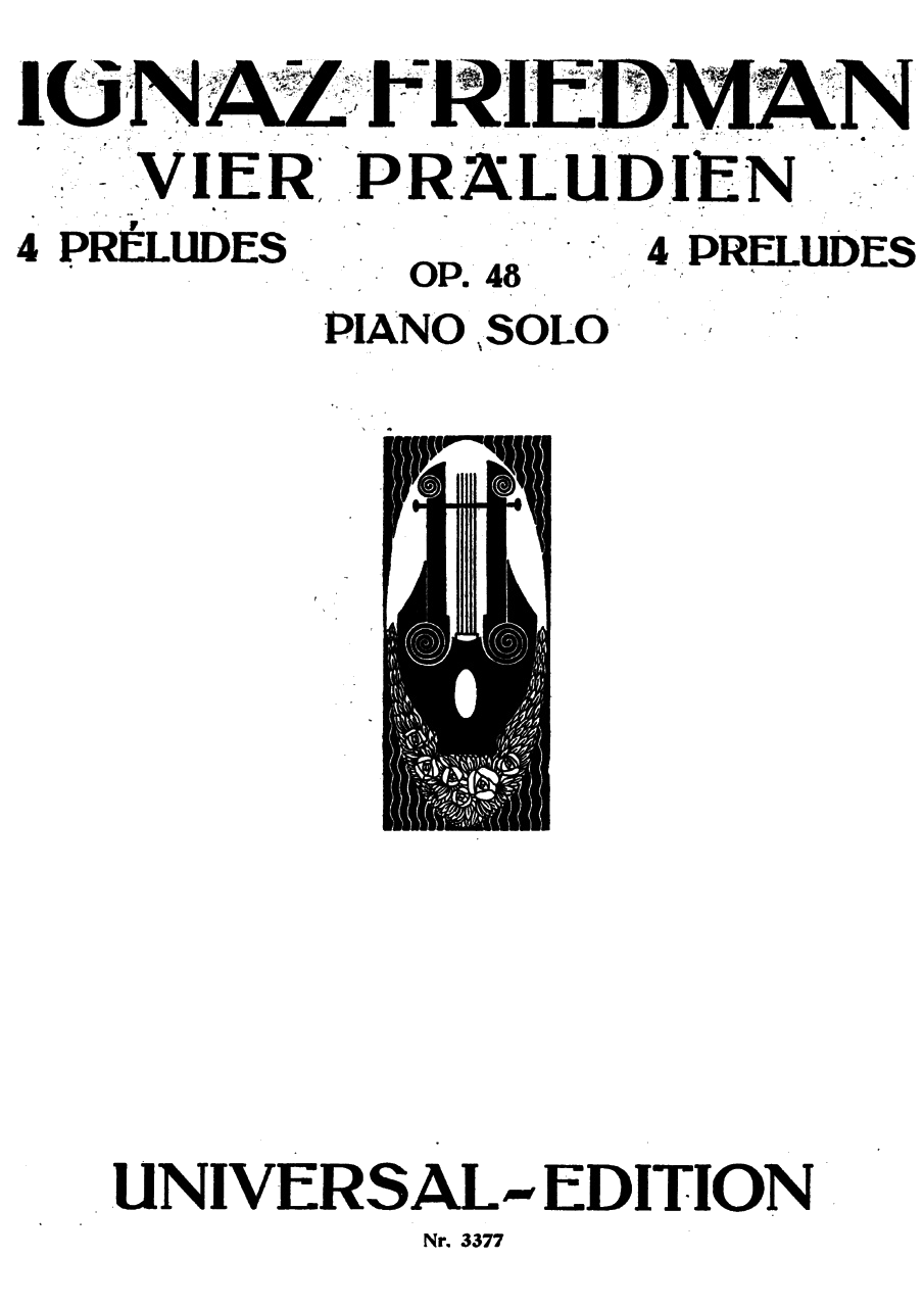 四首前奏曲 Four Preludes op48