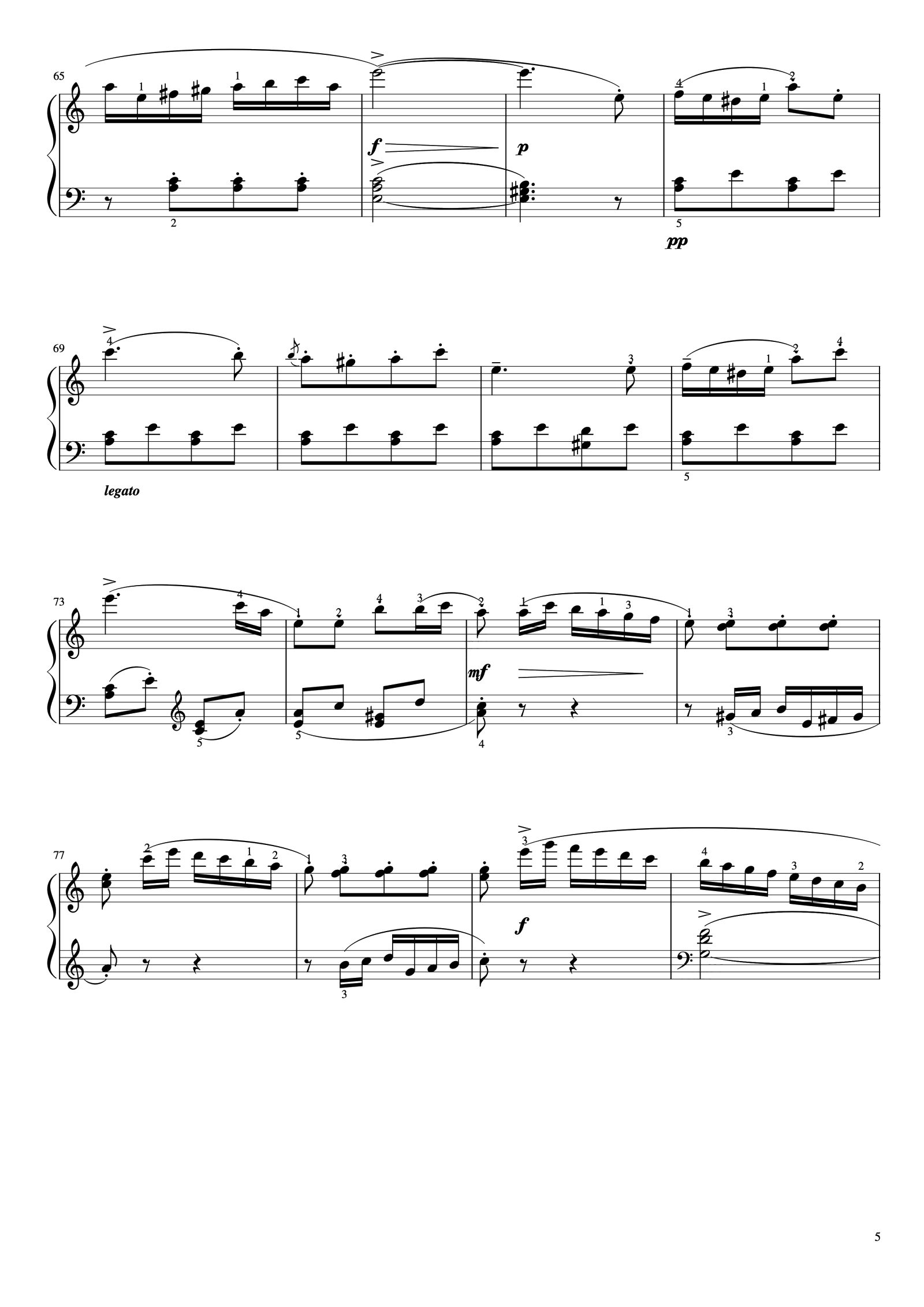 小奏鸣曲 Op.55 No.3 第二乐章《小奏鸣曲集》