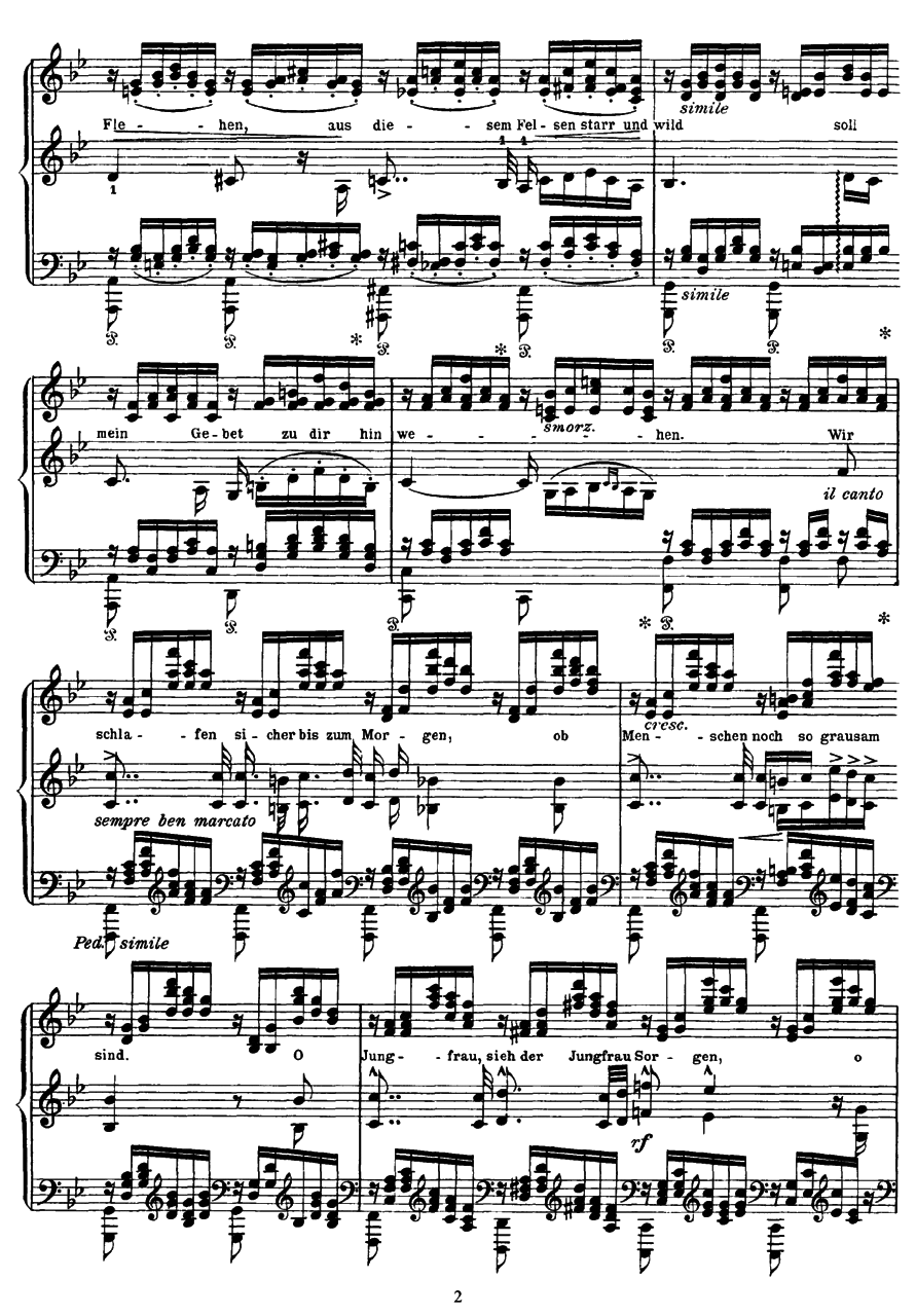 改编舒伯特12首歌曲 12 Lieder S.558（圣母颂（爱伦的第三首歌）Ave Maria D.839）
