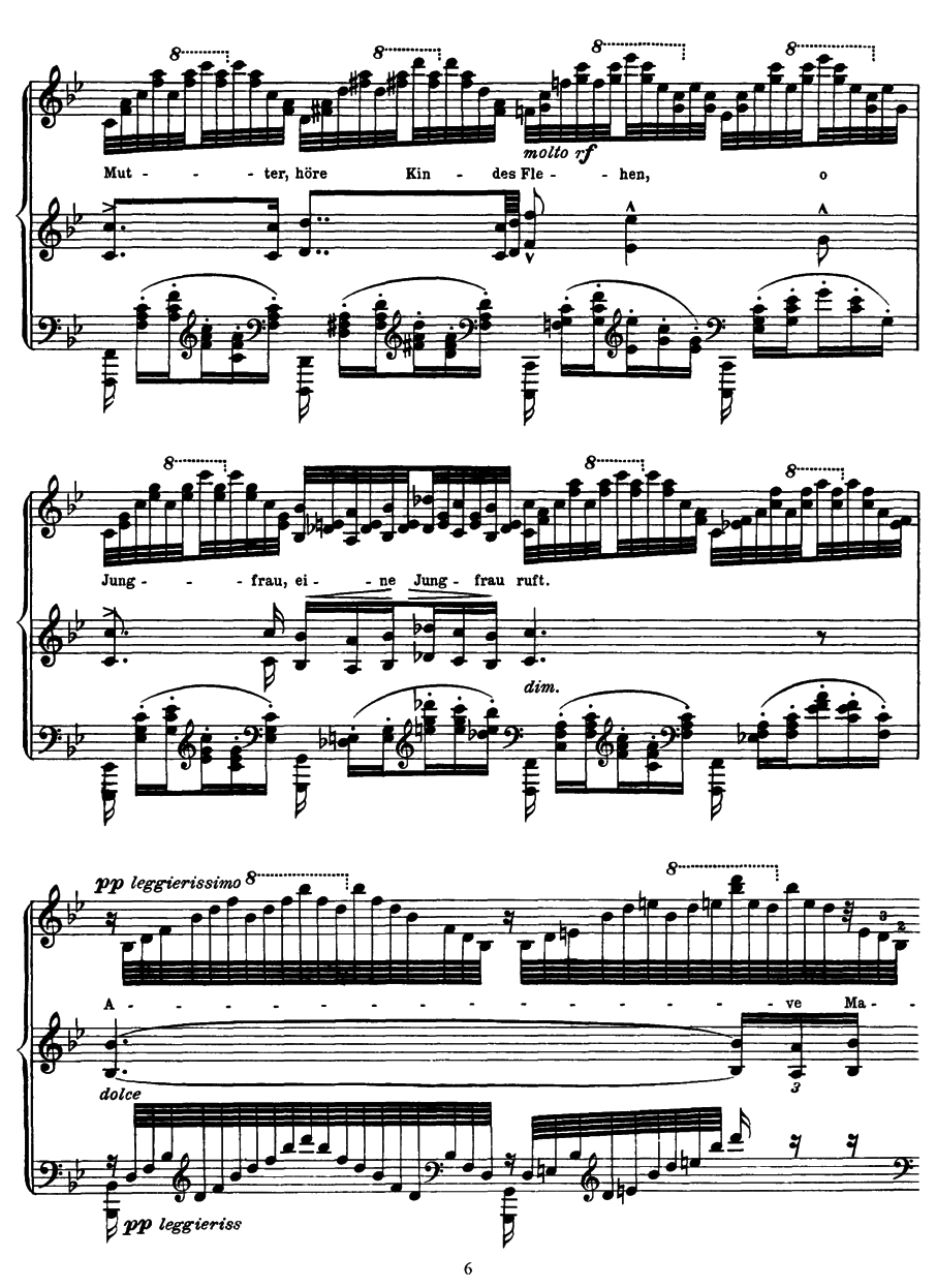 改编舒伯特12首歌曲 12 Lieder S.558（圣母颂（爱伦的第三首歌）Ave Maria D.839）