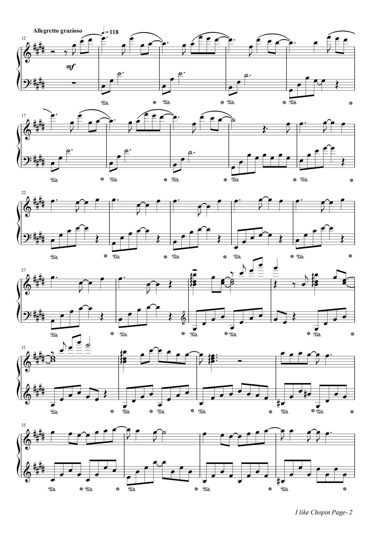 I like Chopin