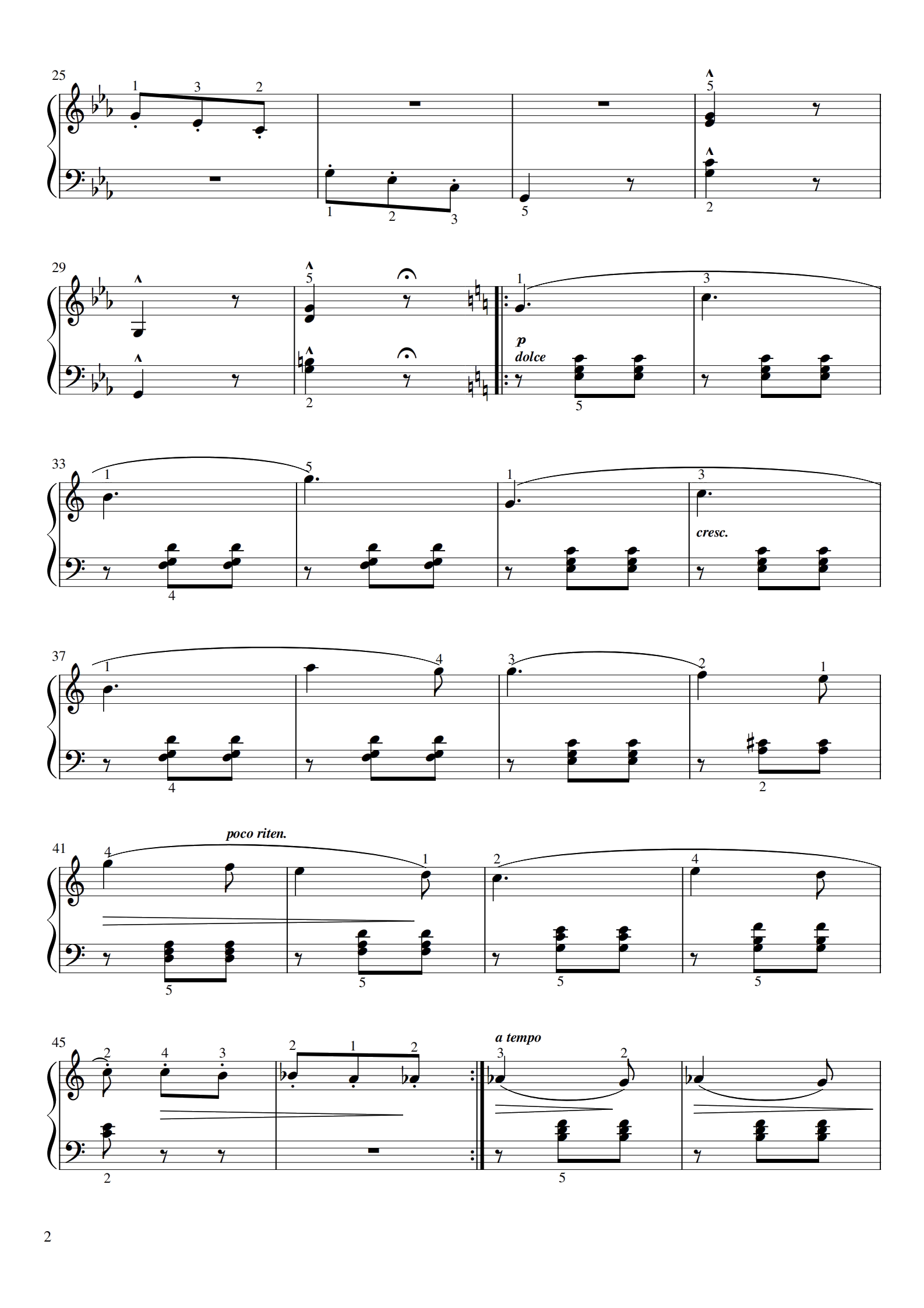 15.叙事曲《25首钢琴进阶练习曲》