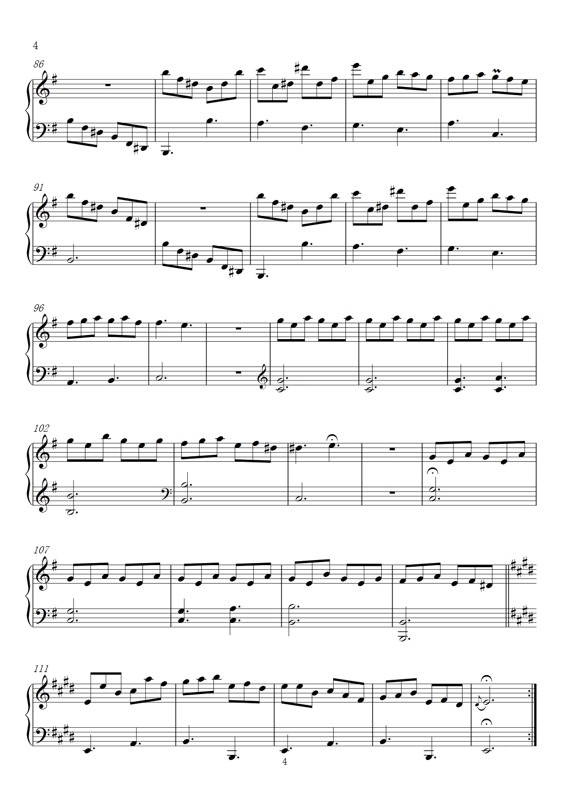第15首E大调练习曲