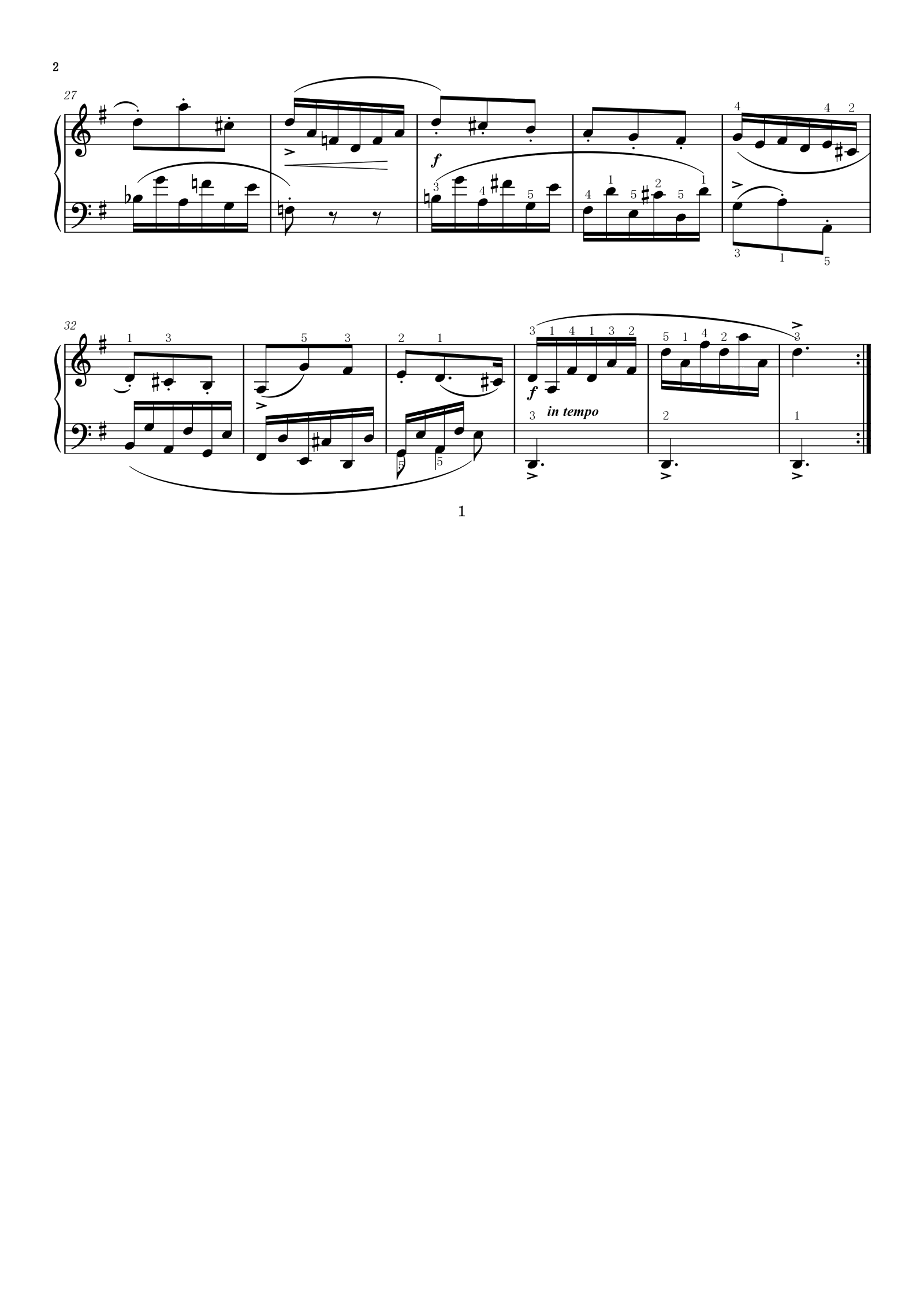第2首G大调练习曲