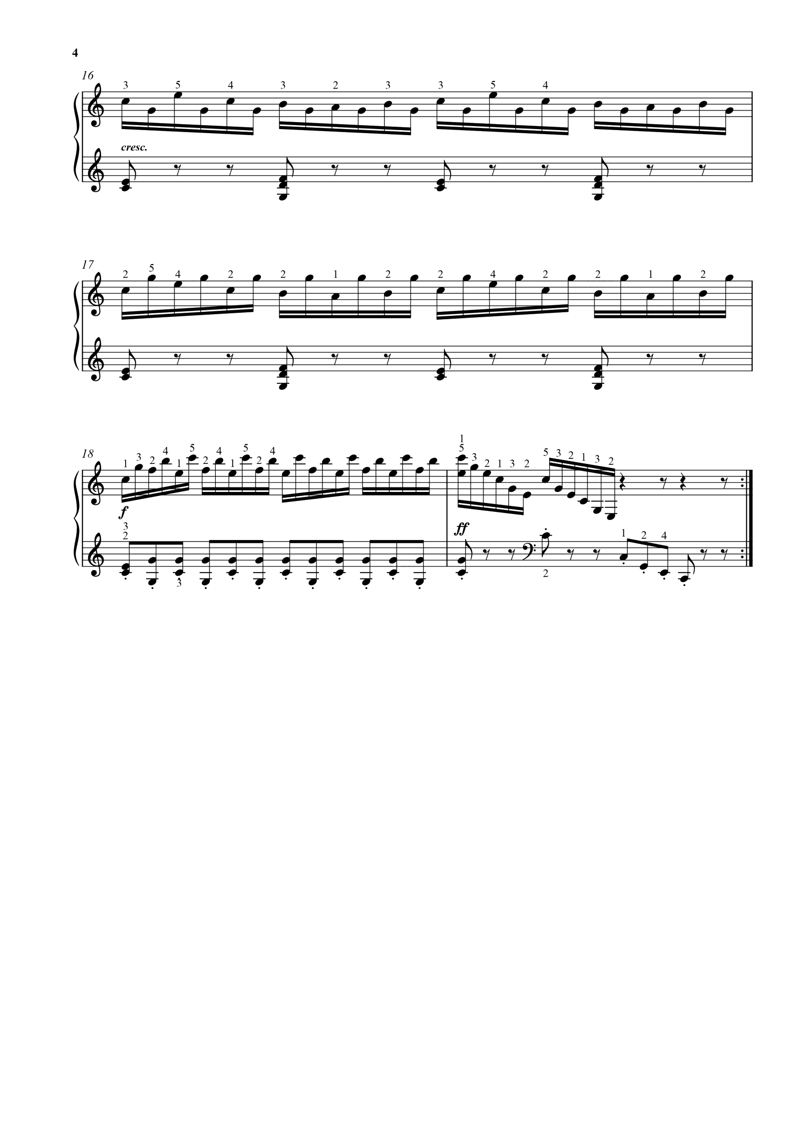 车尔尼299，No11