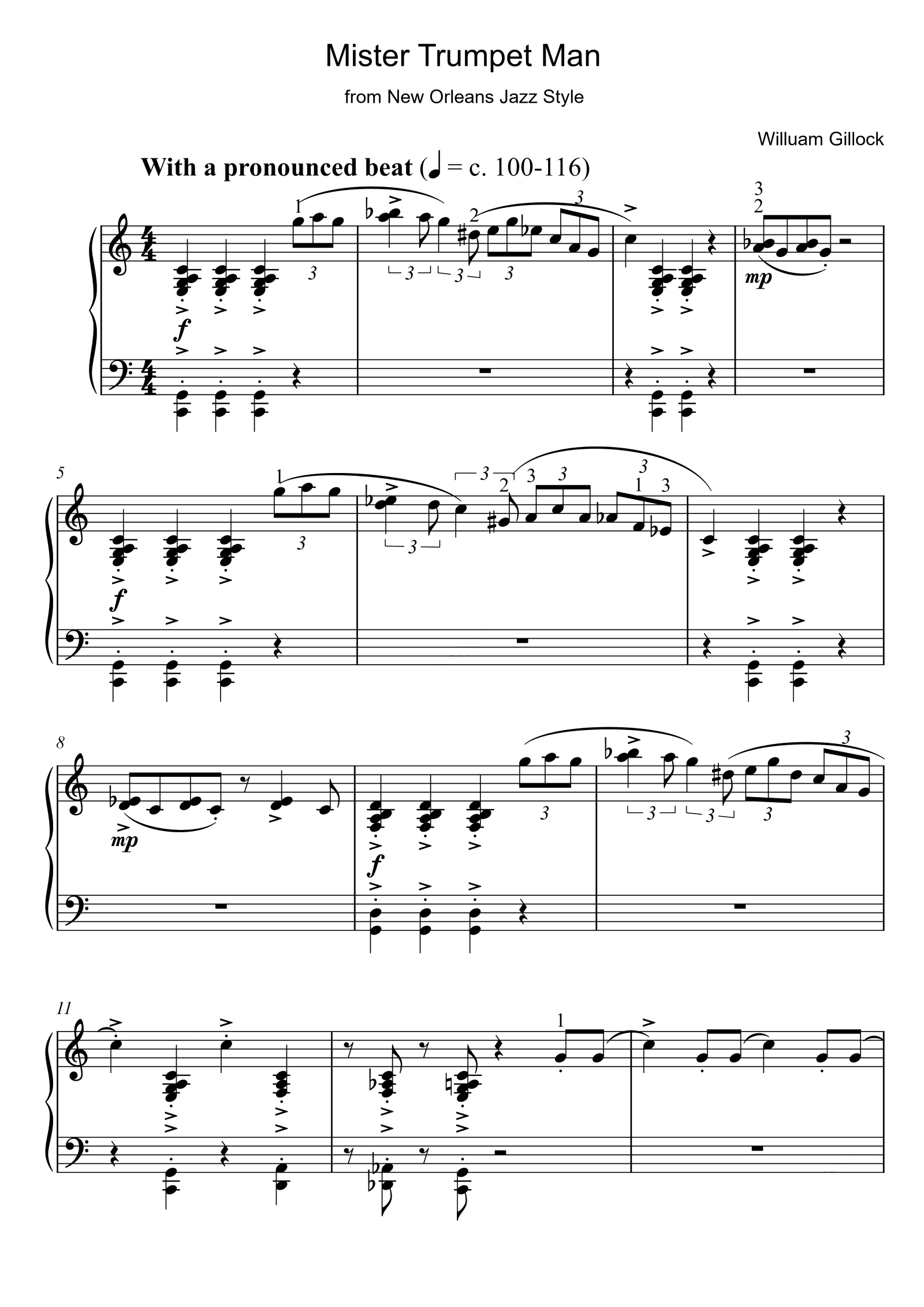 Mister Trumpet Man英皇考级2021&2022，5级-C-1