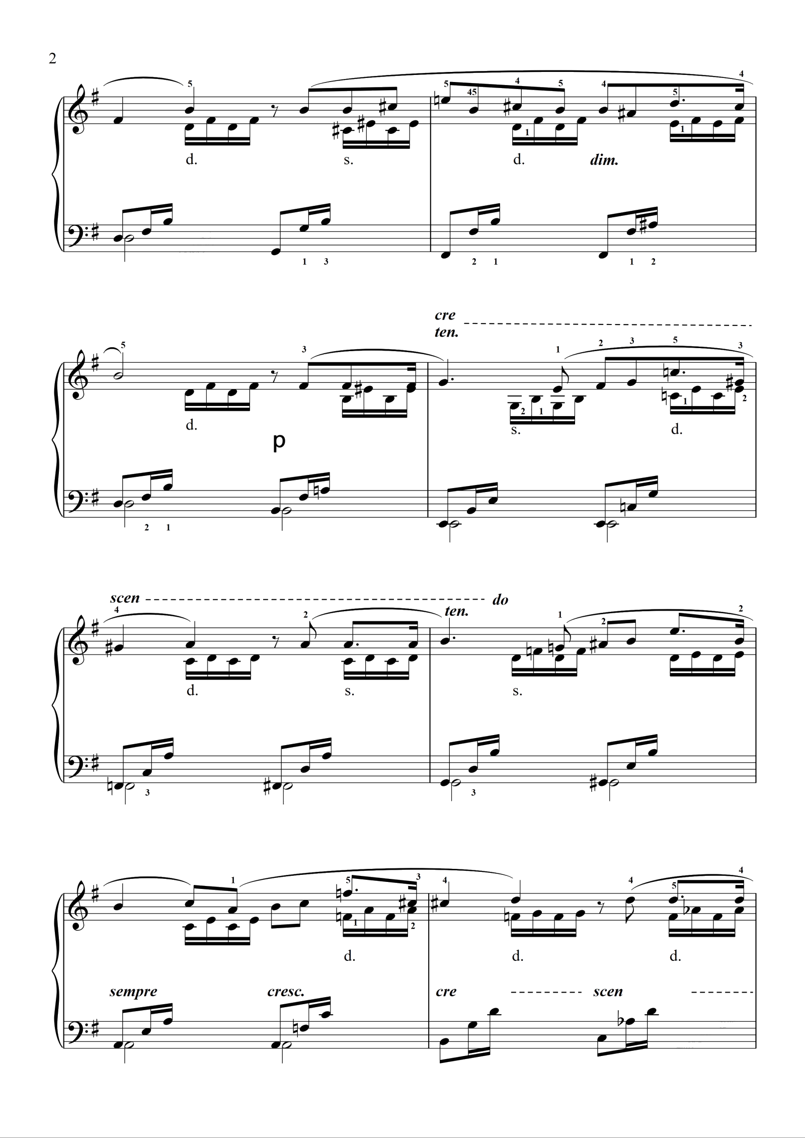第七级  无词歌（Op.62 No.1）