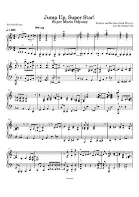 久保直人/辻勇旗 Jump Up, Super Star - Super Mario Odyssey - For Piano (UPDATED)