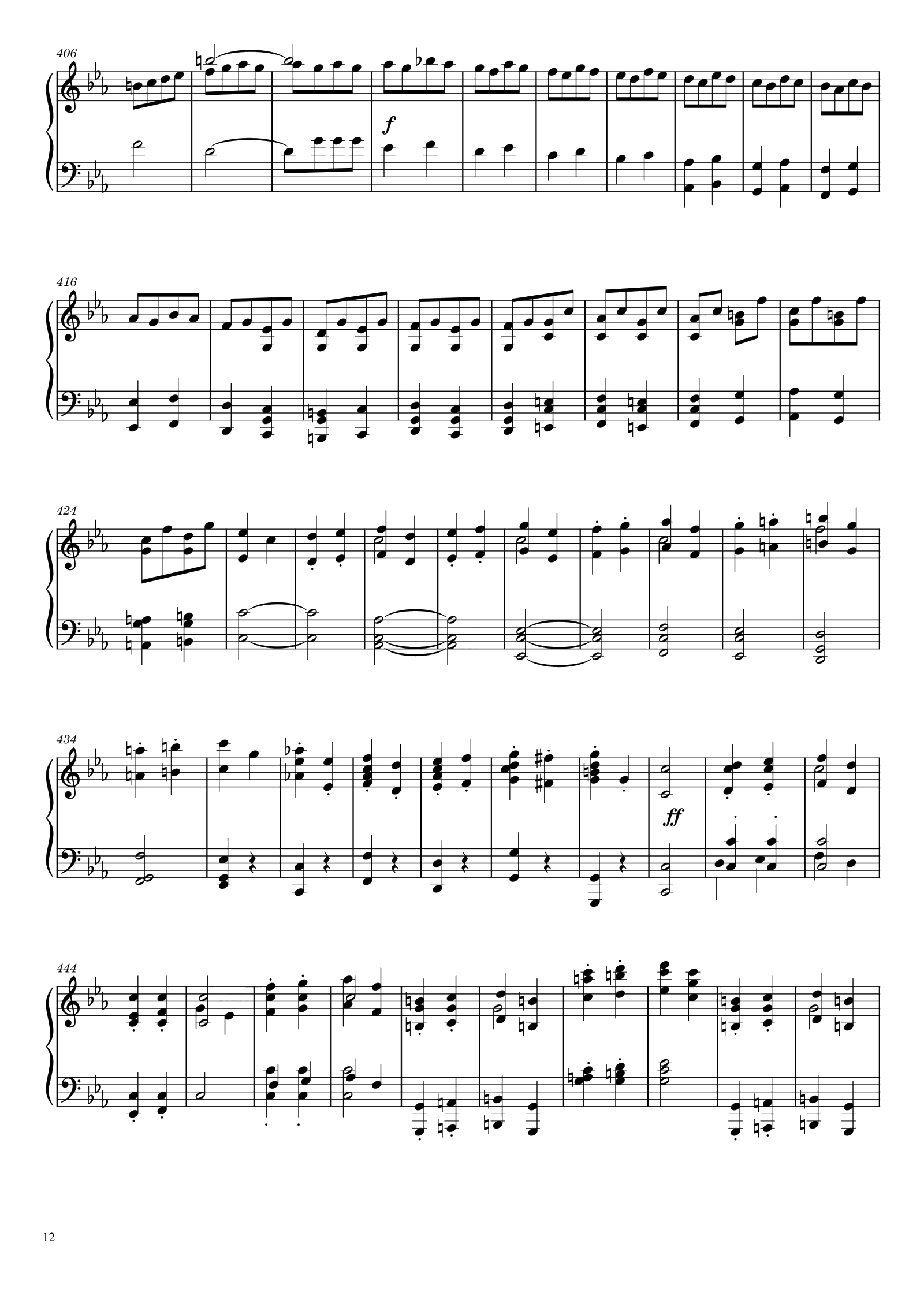 贝多芬第五交响曲 钢琴版 Beethoven Symphony No. 5 (1st movement) Piano solo