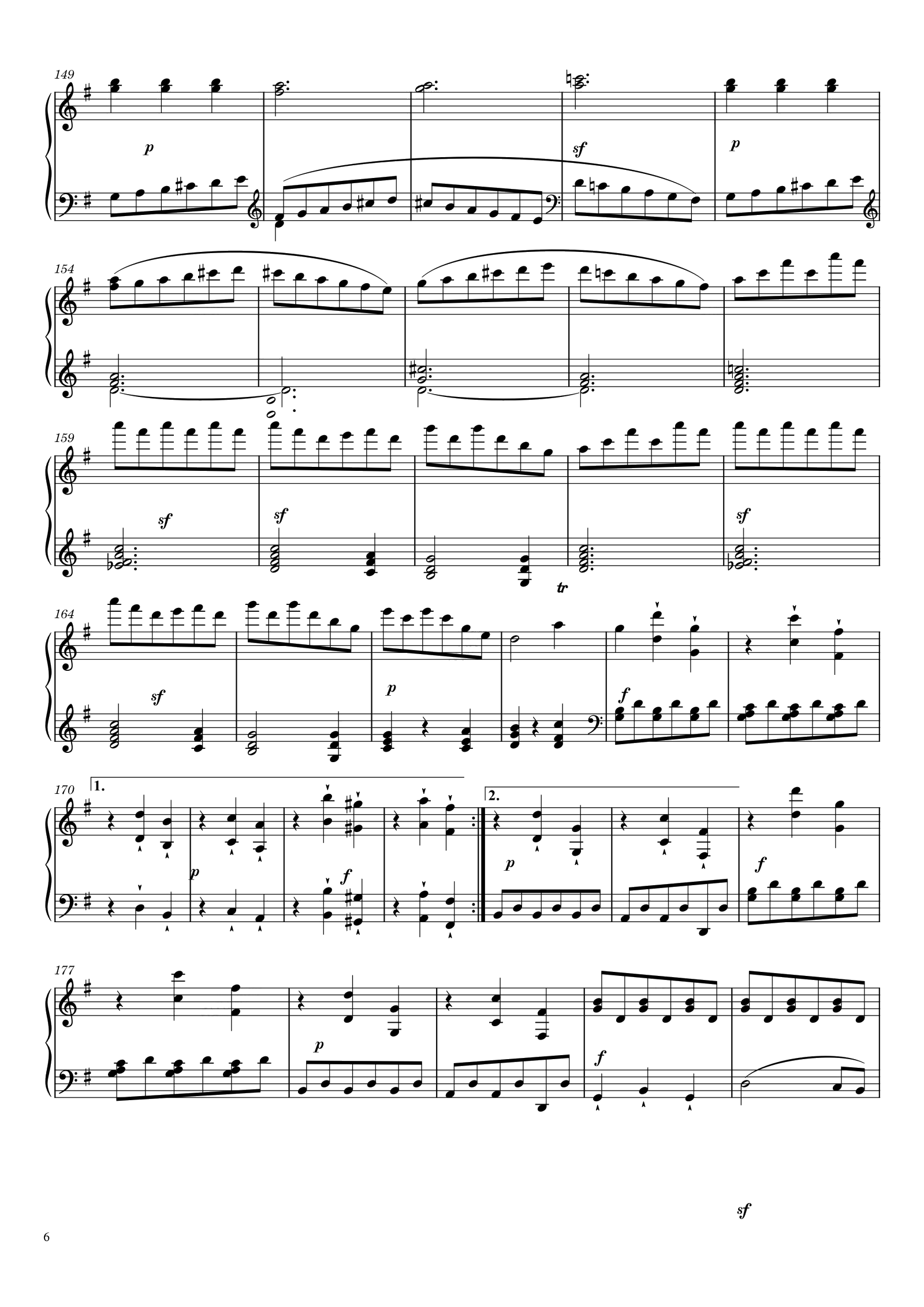 Sonate No. 25, 1st Movement