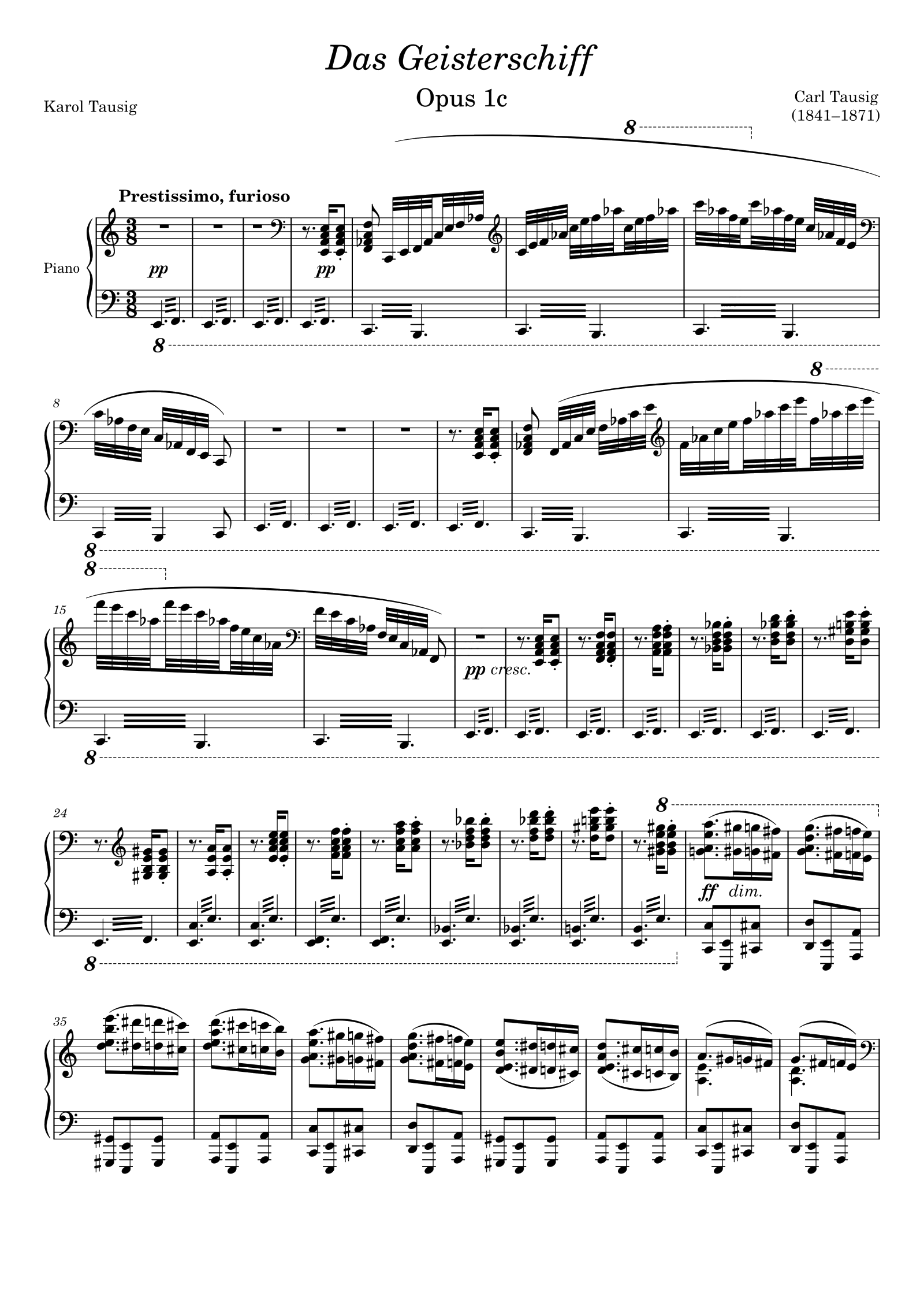 “Das Geisterschiff” Opus 1c