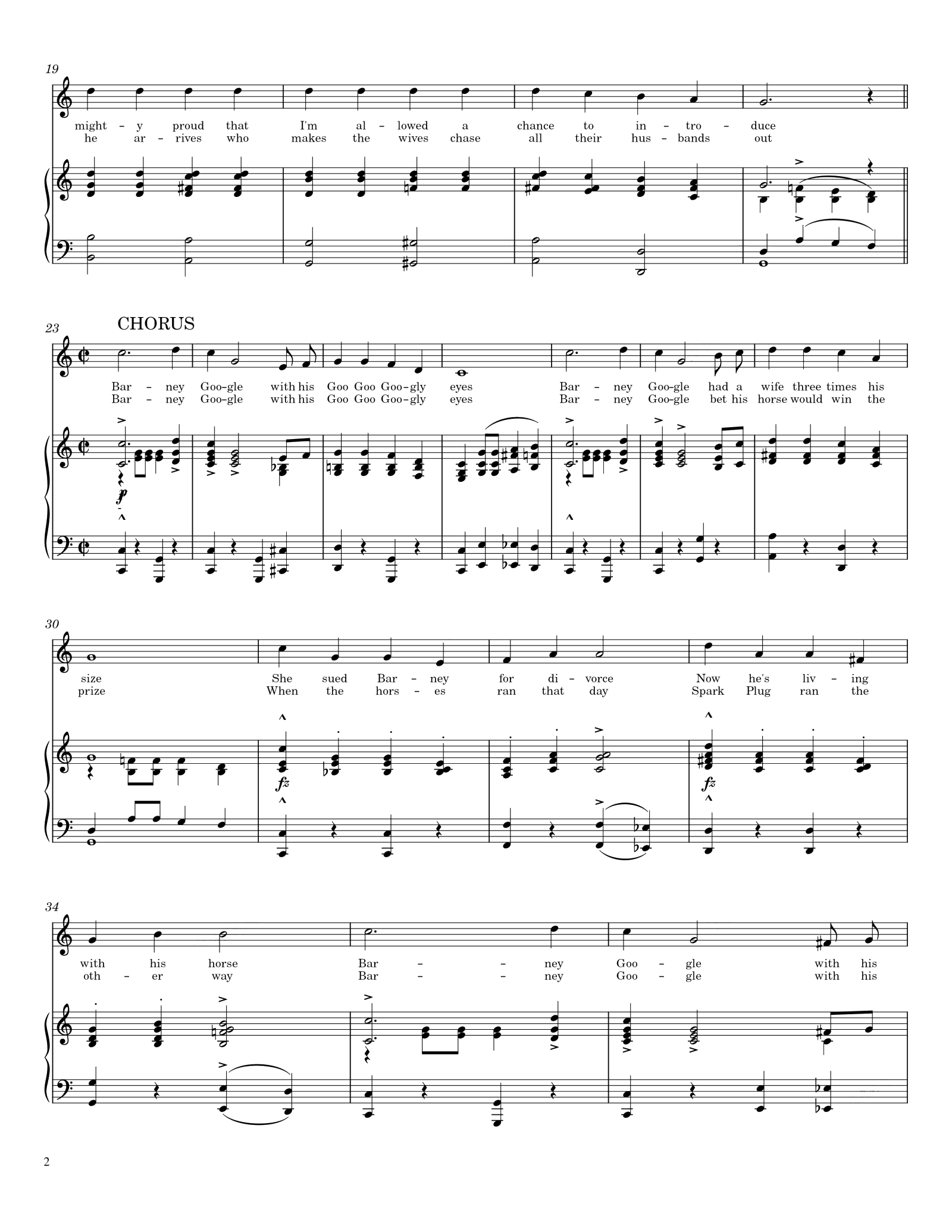 Barney Google - Song Version (1923)