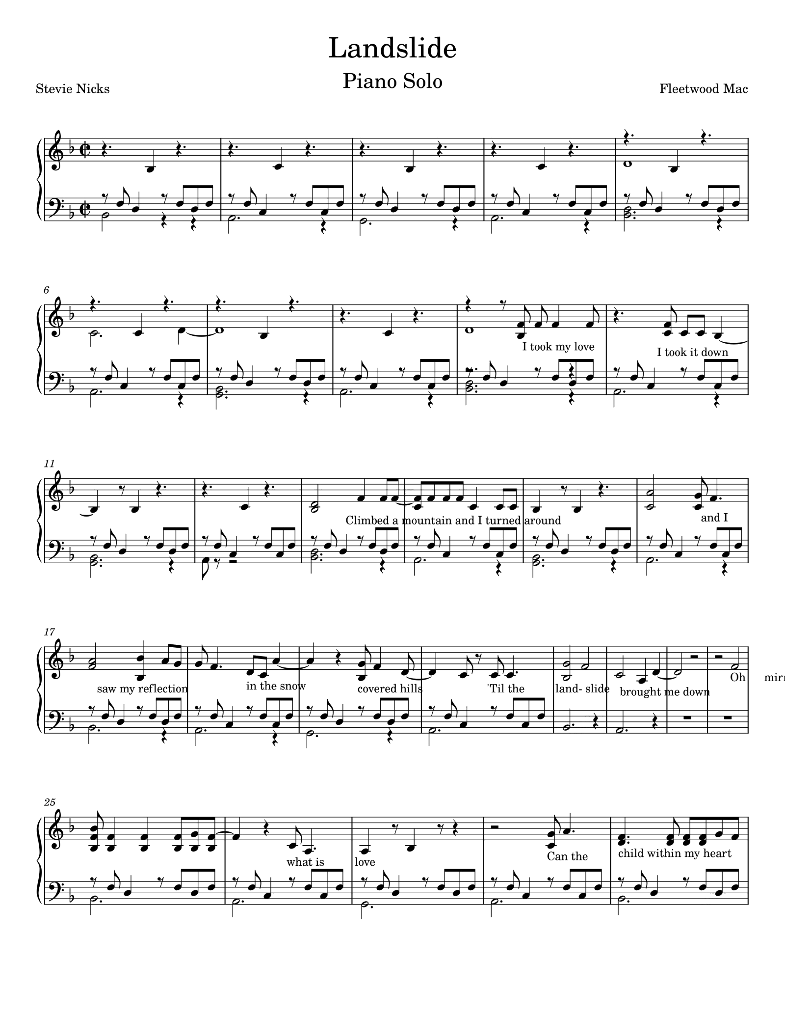 Landslide-Stevie Nicks