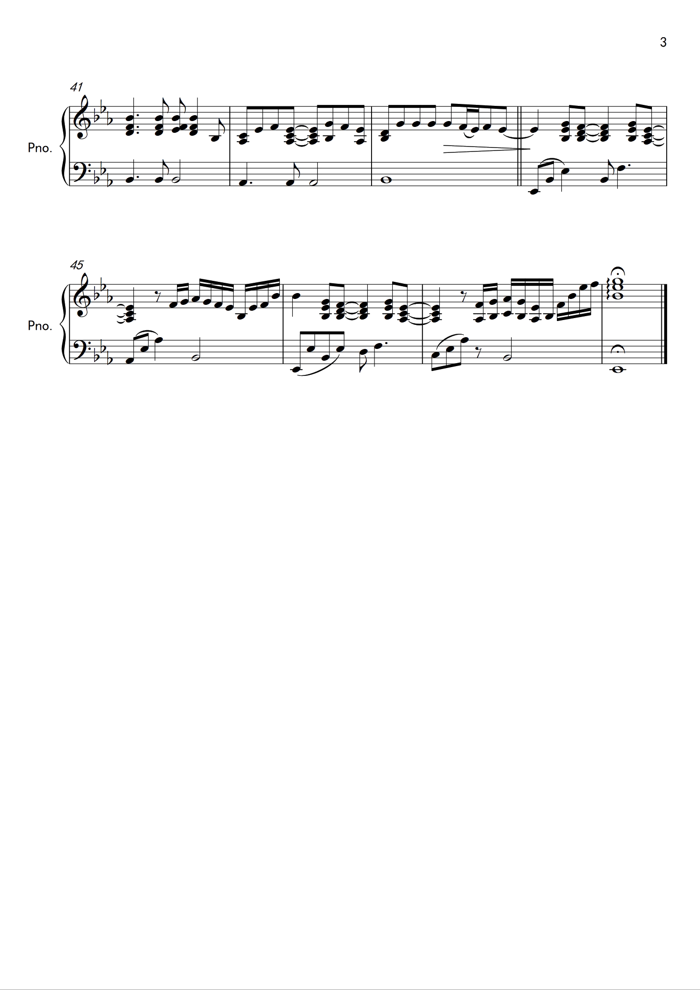 When You Say Nothing At All（独奏版）