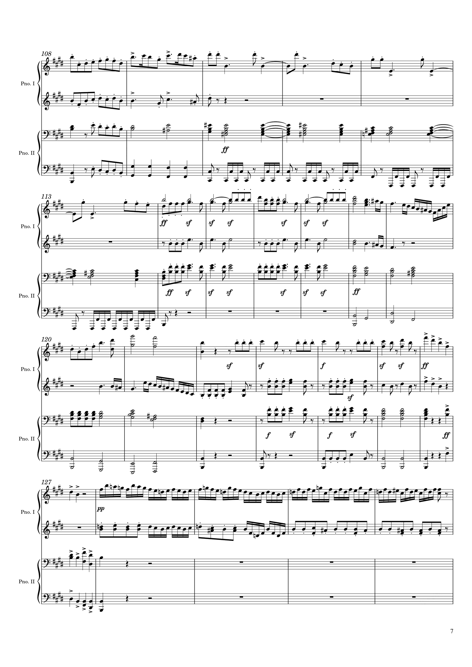 Mendelssohn Overture from A Midsummer's Night Dream Incidental Music, Op. 61, Arr. for 2 pianos