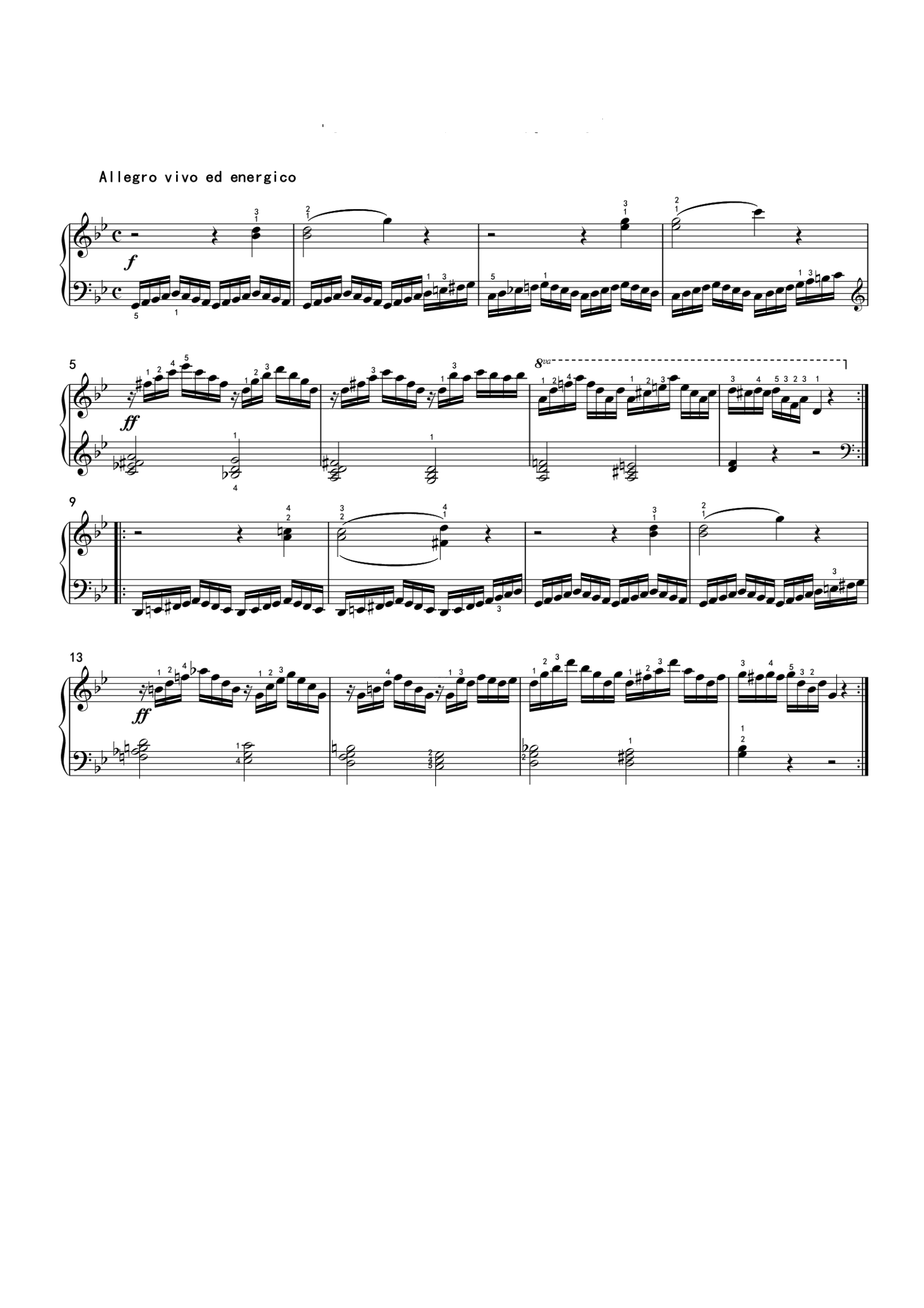 车尔尼练习曲139第75条