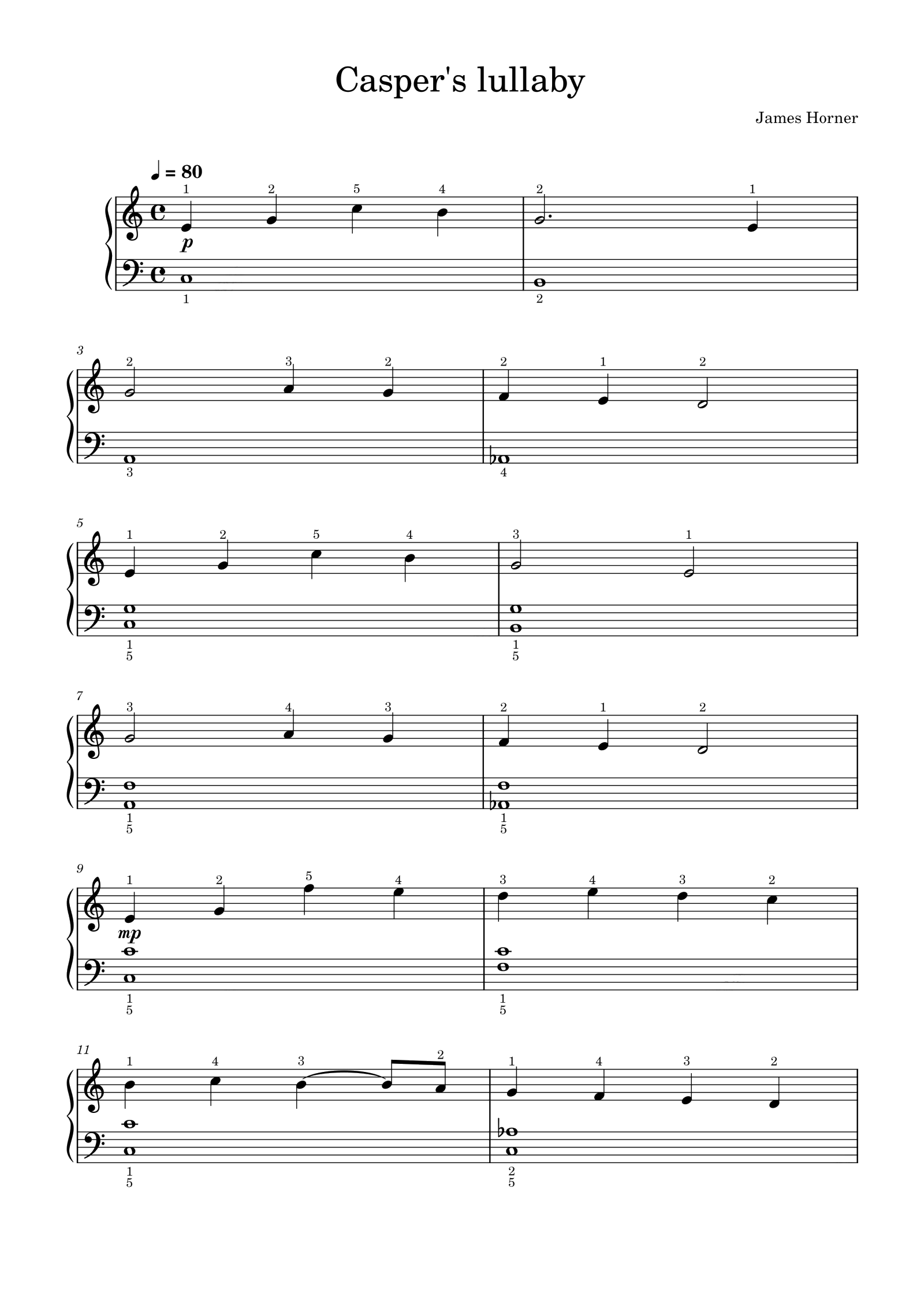 Casper's lullaby / James Horner