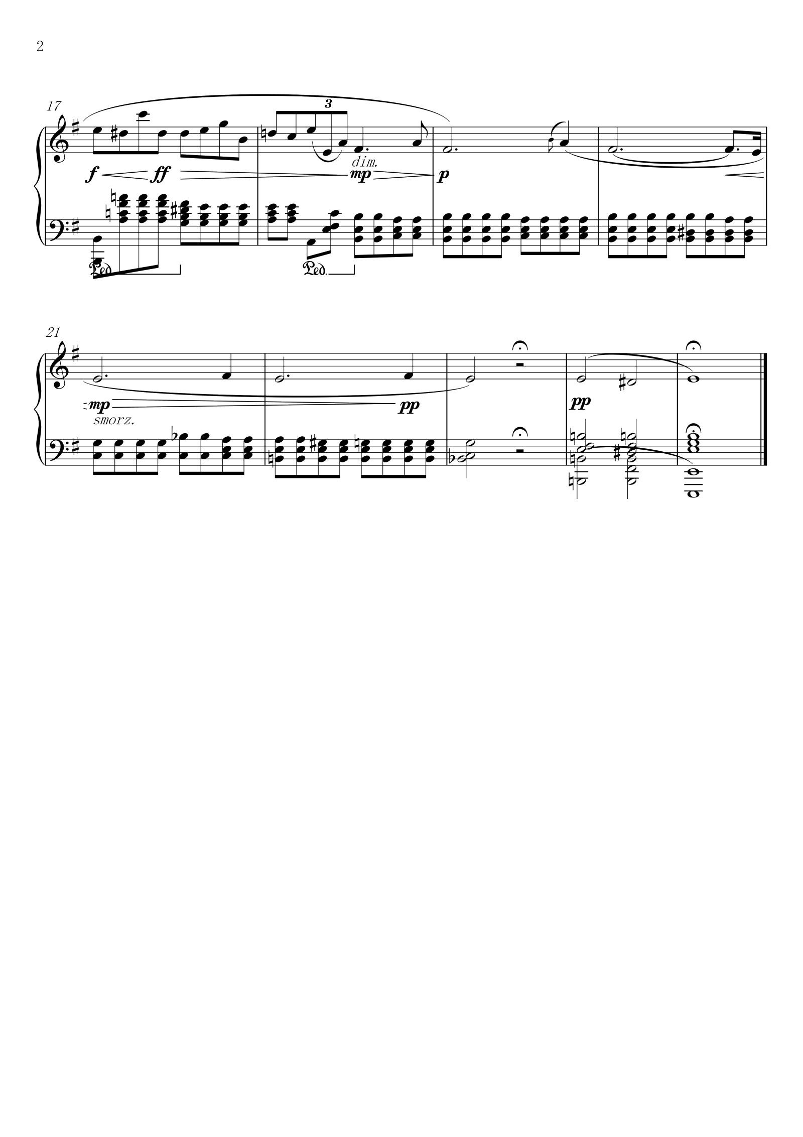 肖邦e小调前奏曲 - Prélude Opus 28 No. 4 in E Minor
