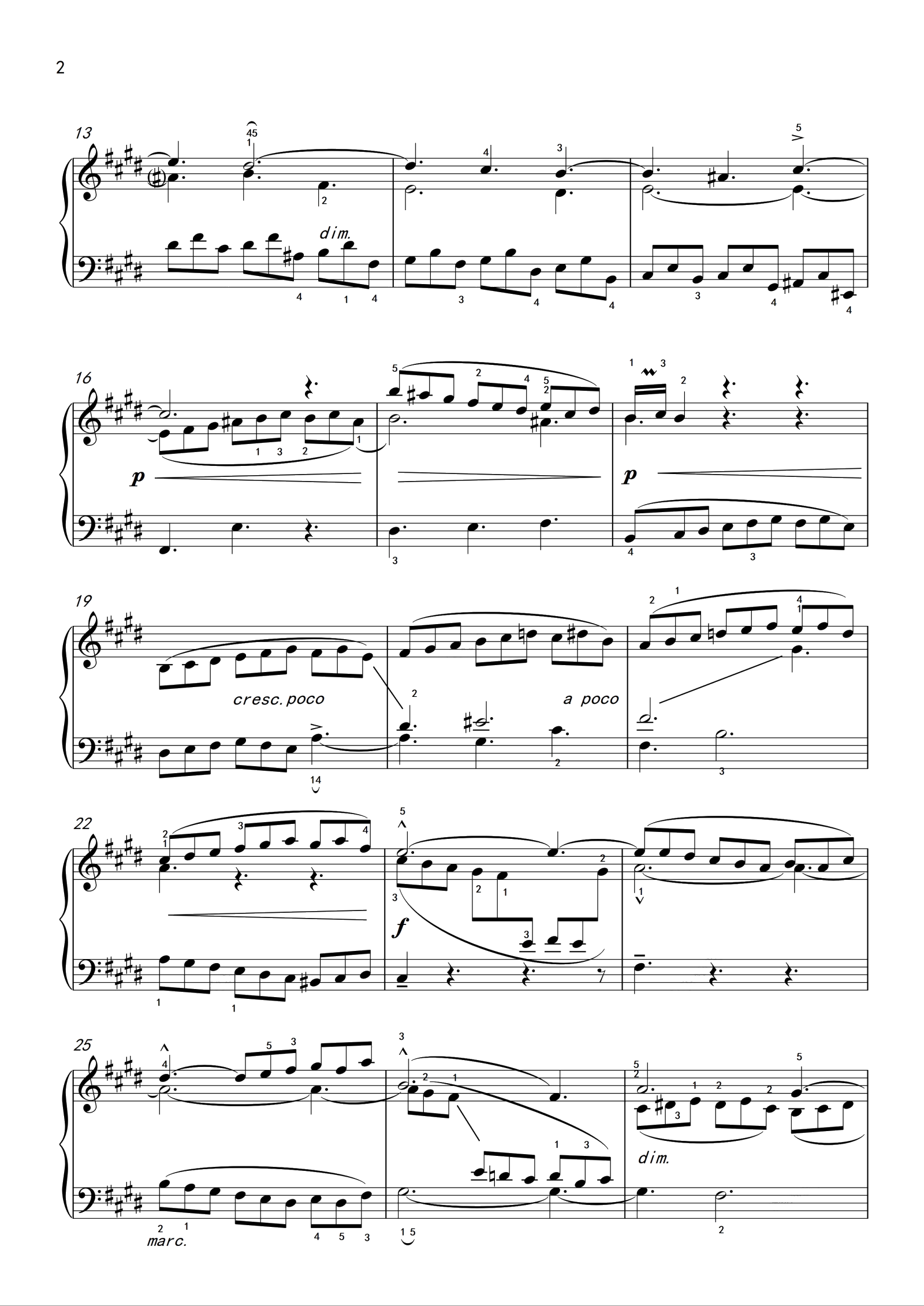 7级-复调乐曲-三部创意曲No.6 BWV792（巴赫）