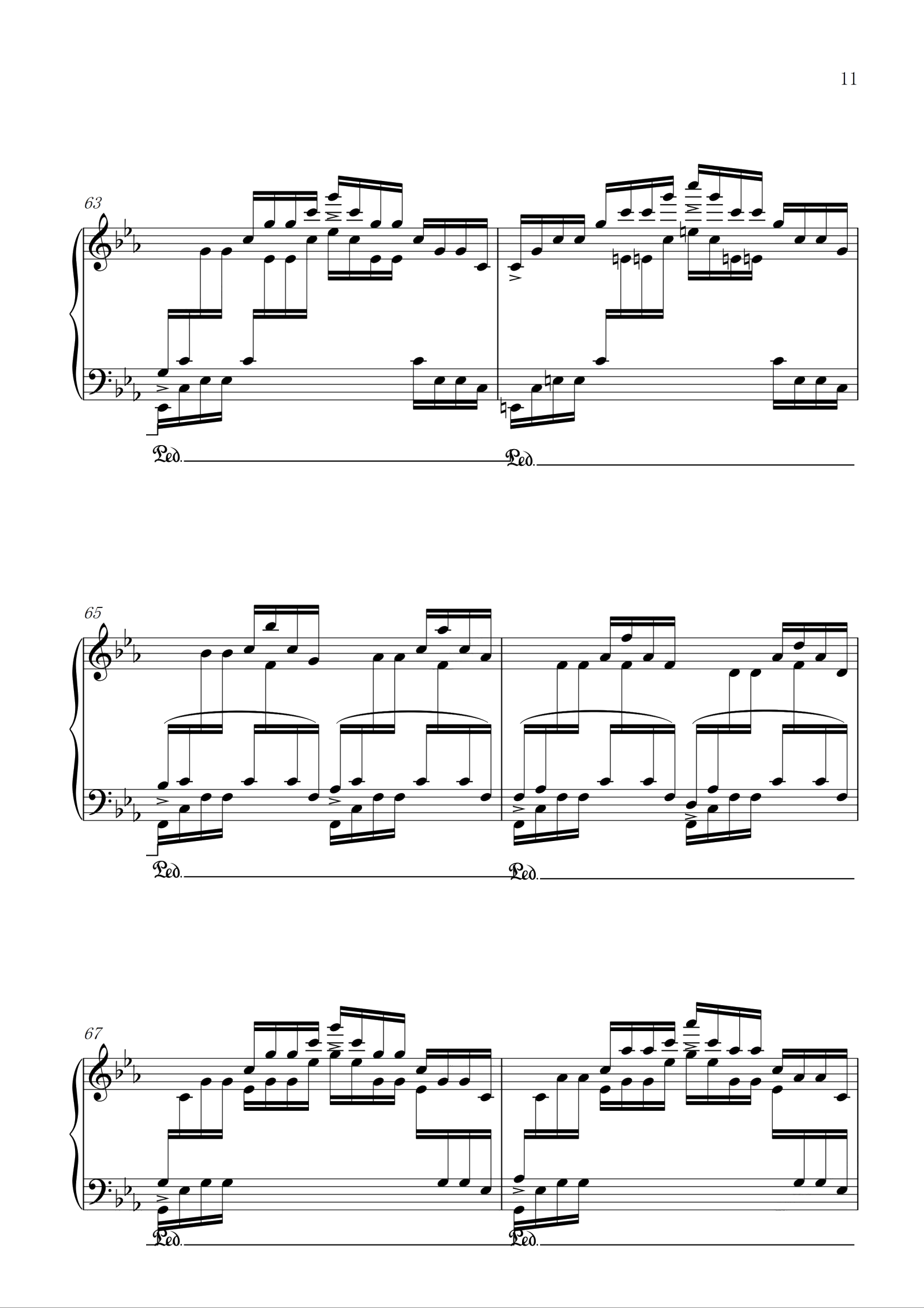 肖邦 大海练习曲 Op.25 No.12