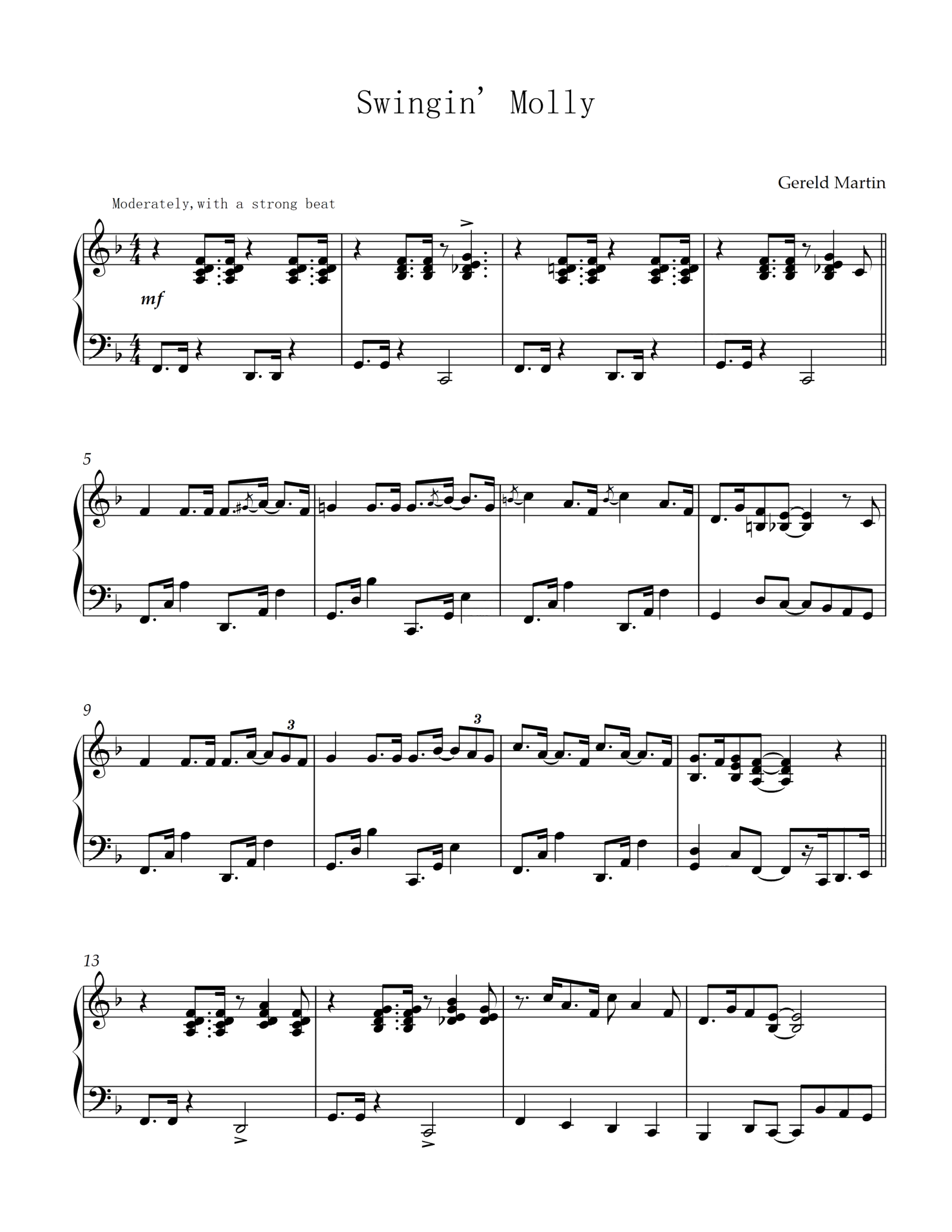 摇摆布鲁斯-Swingin‘ Molly