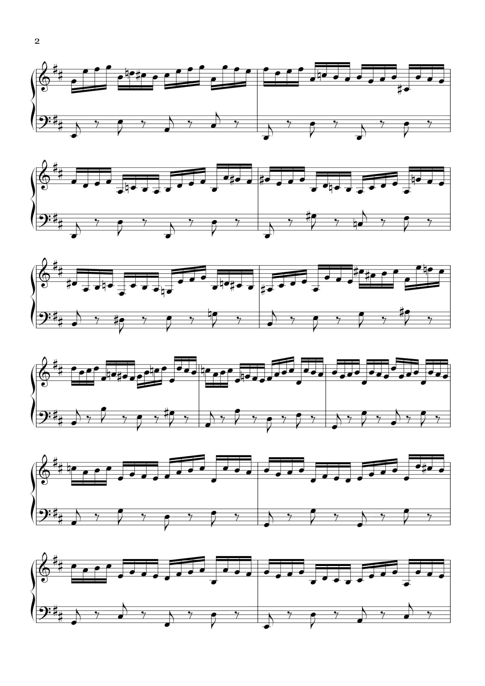 【巴赫十二平均律】第一册 D大调第五首BWV850