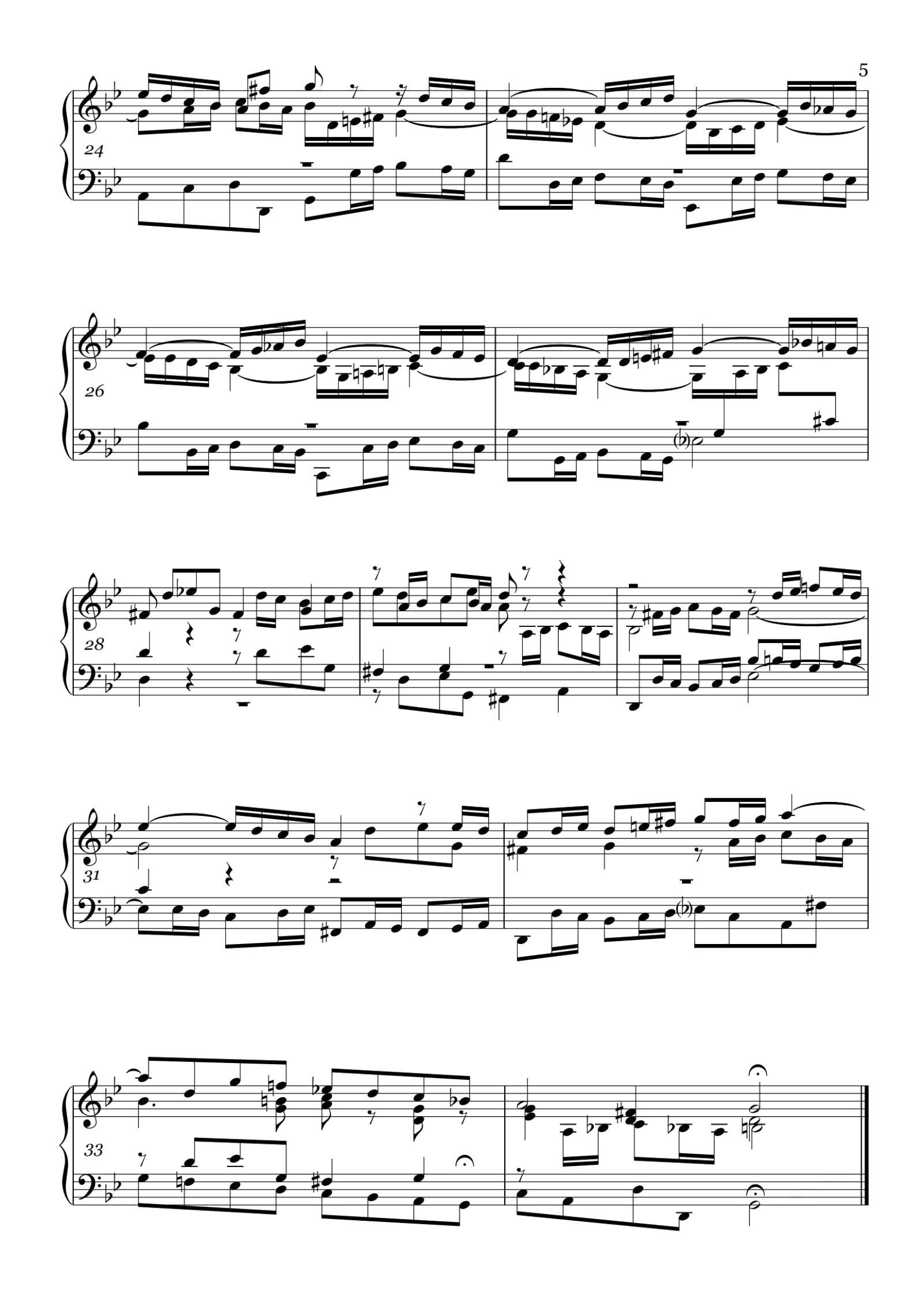 【巴赫平均律】第一册第十六首G小调BWV861