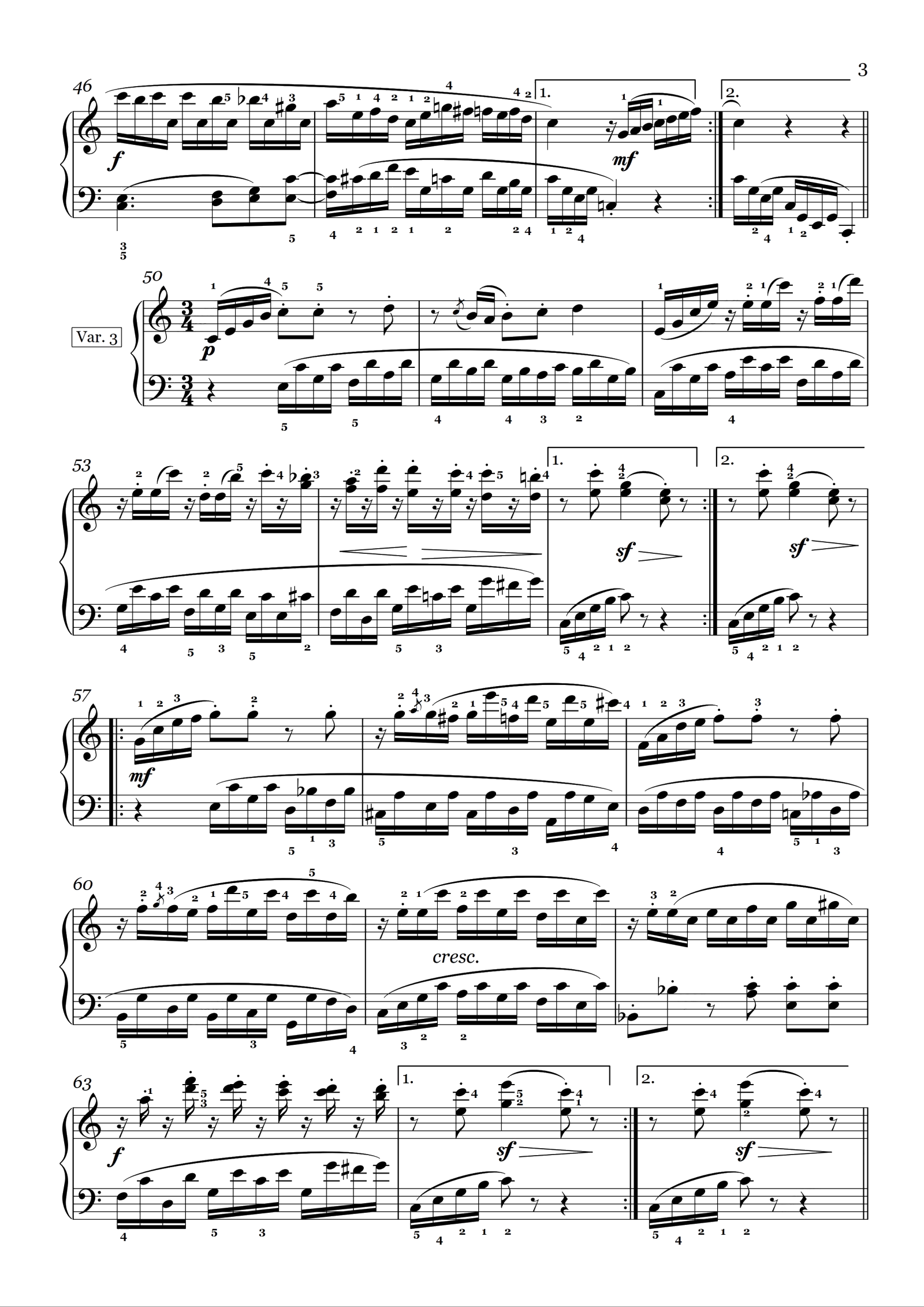 【贝多芬】C大调“神佑吾王”主题变奏曲 Seven Variations on God Save The King