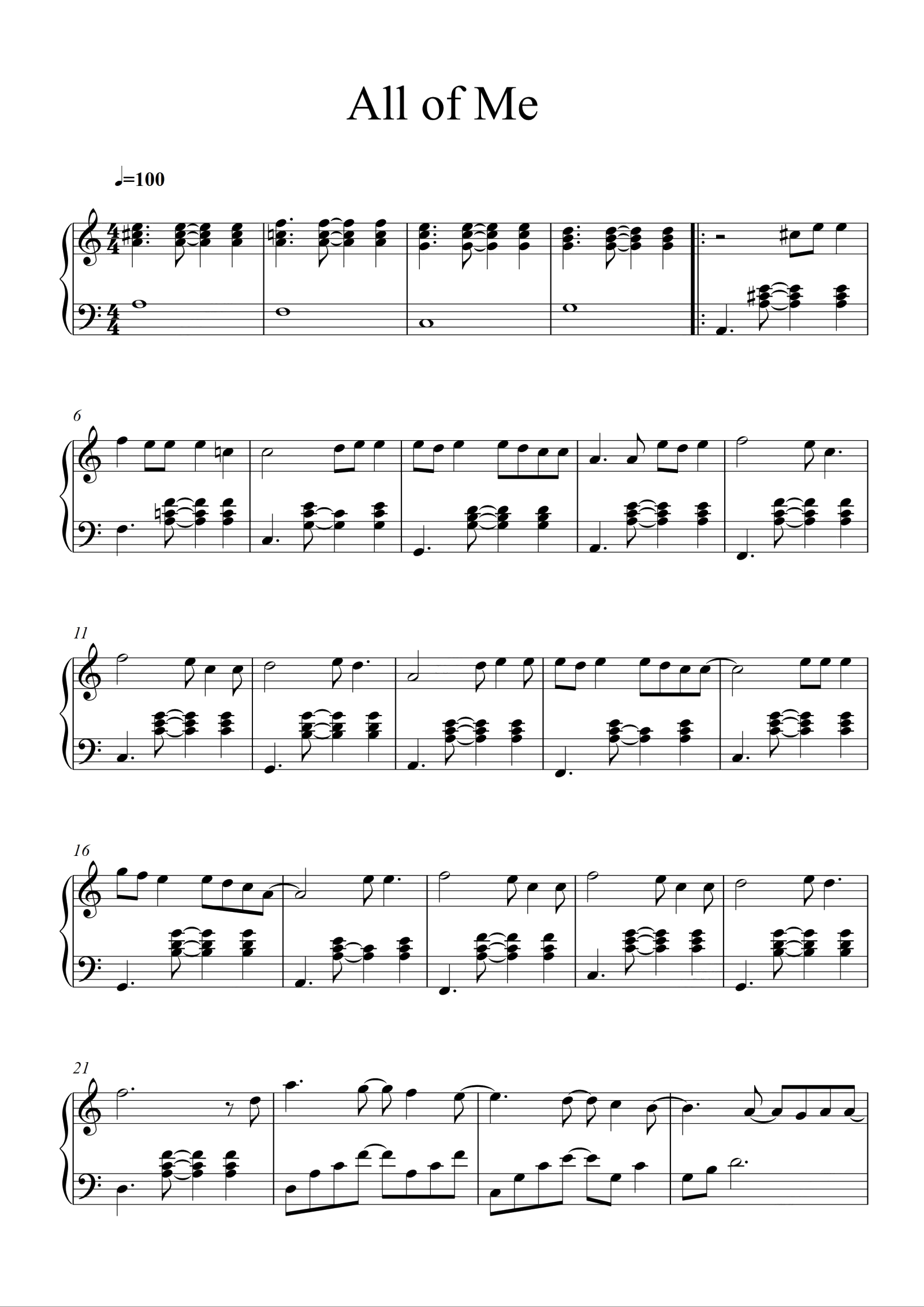 All-of-Me-完整版-John-Legend-C调版