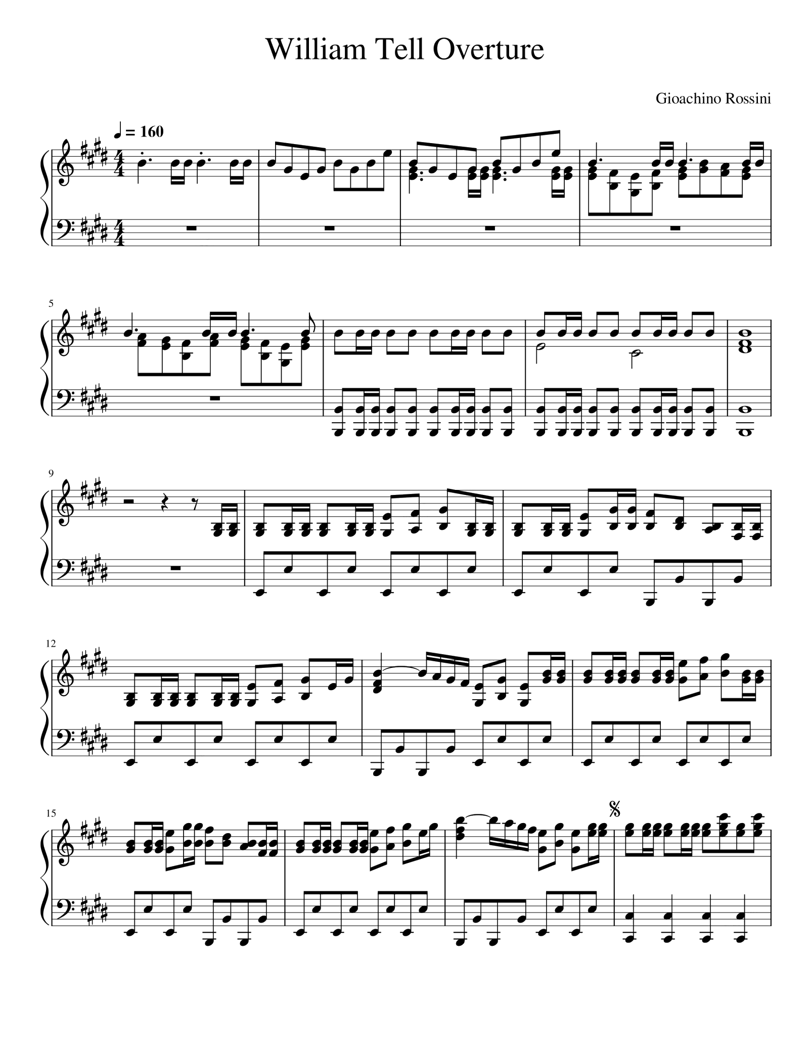William Tell Overture(威廉.泰尔进行曲)