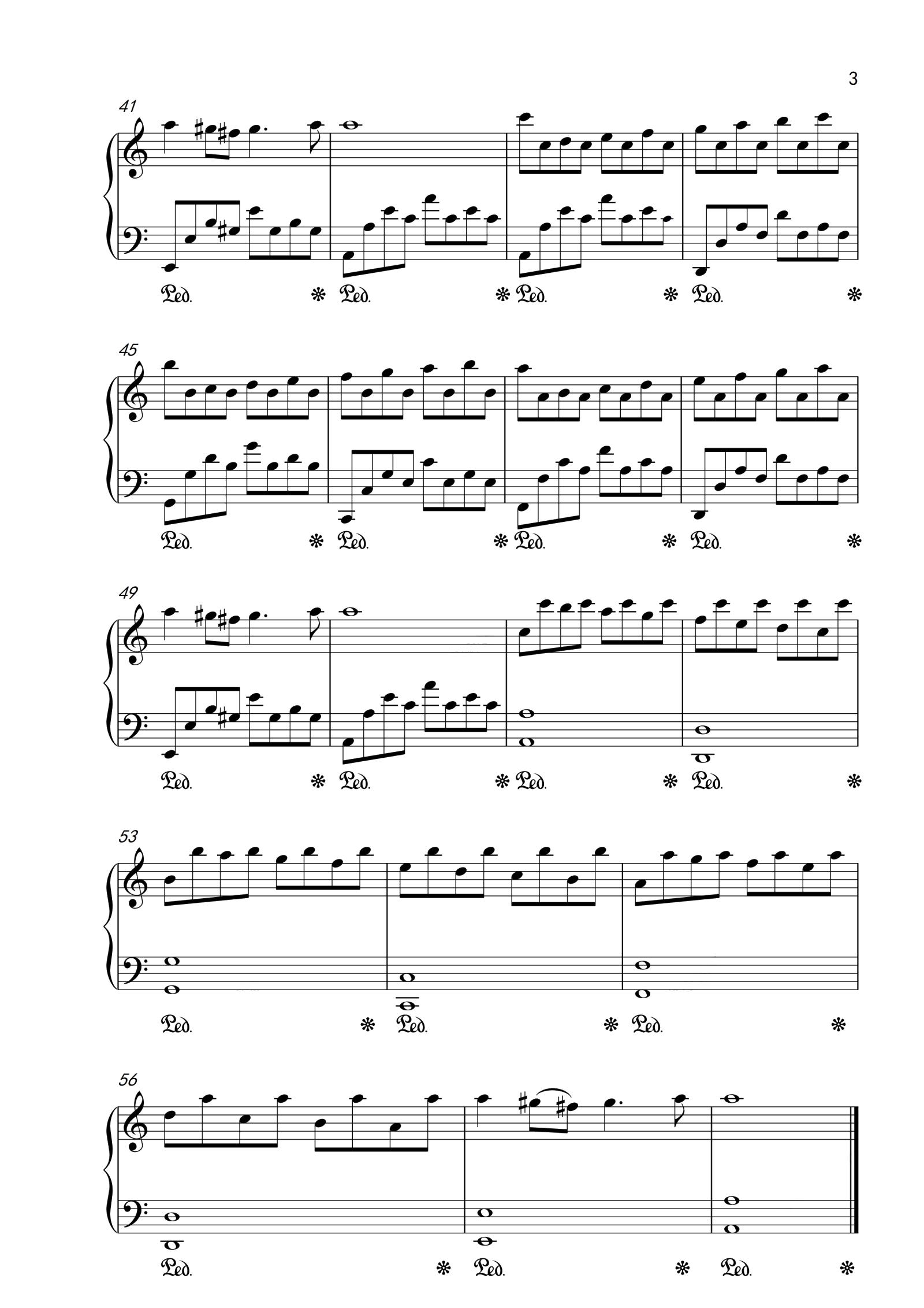 G小调帕萨卡利亚舞曲(改编) / Pasacaglia