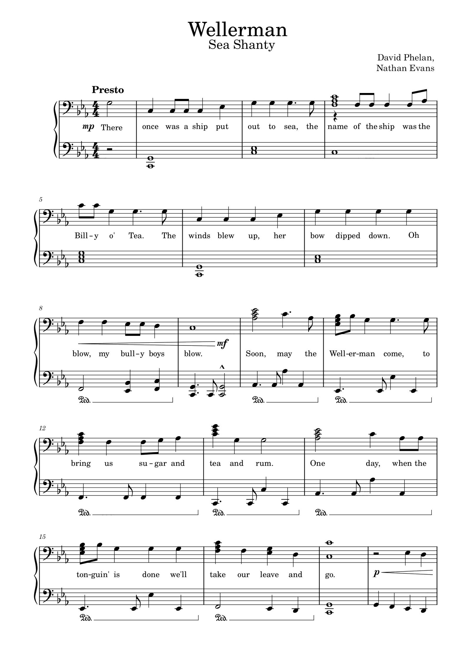 Wellerman- (Sea Shanty) -弹唱伴奏版-带歌词