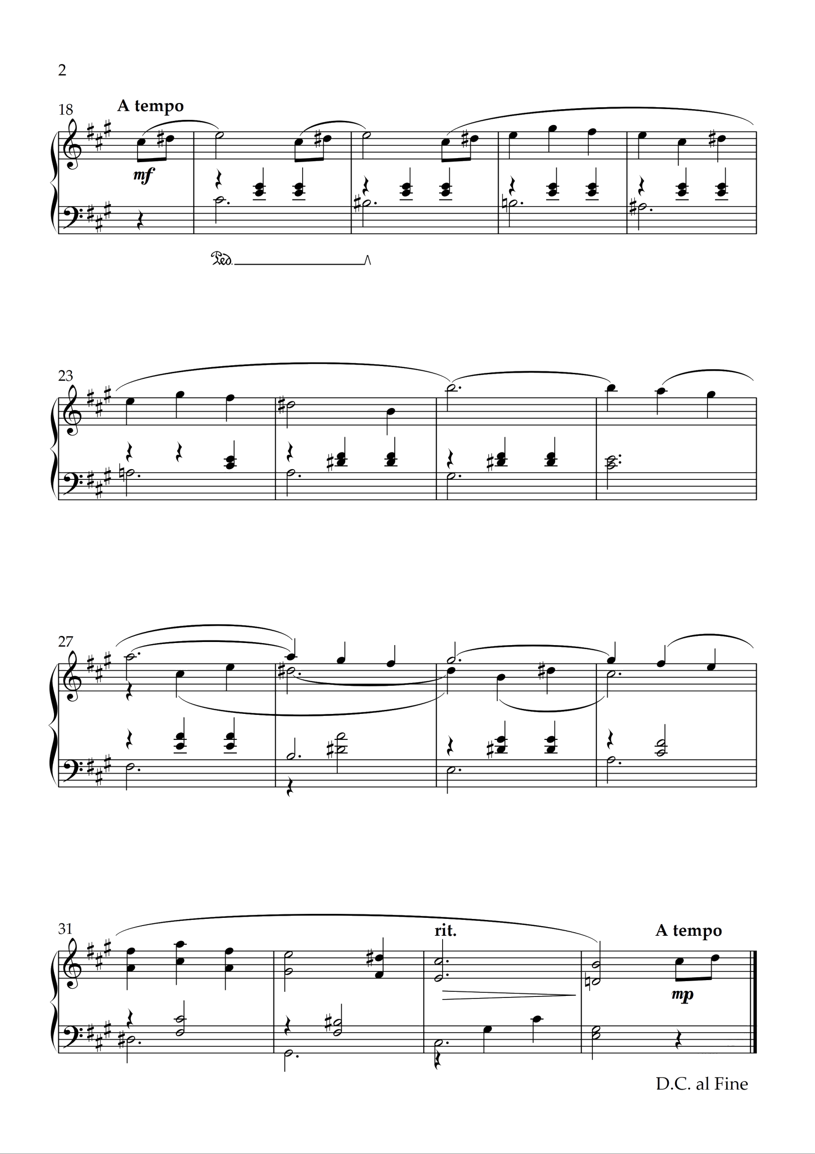 第四级 尼内特的缪塞特舞曲