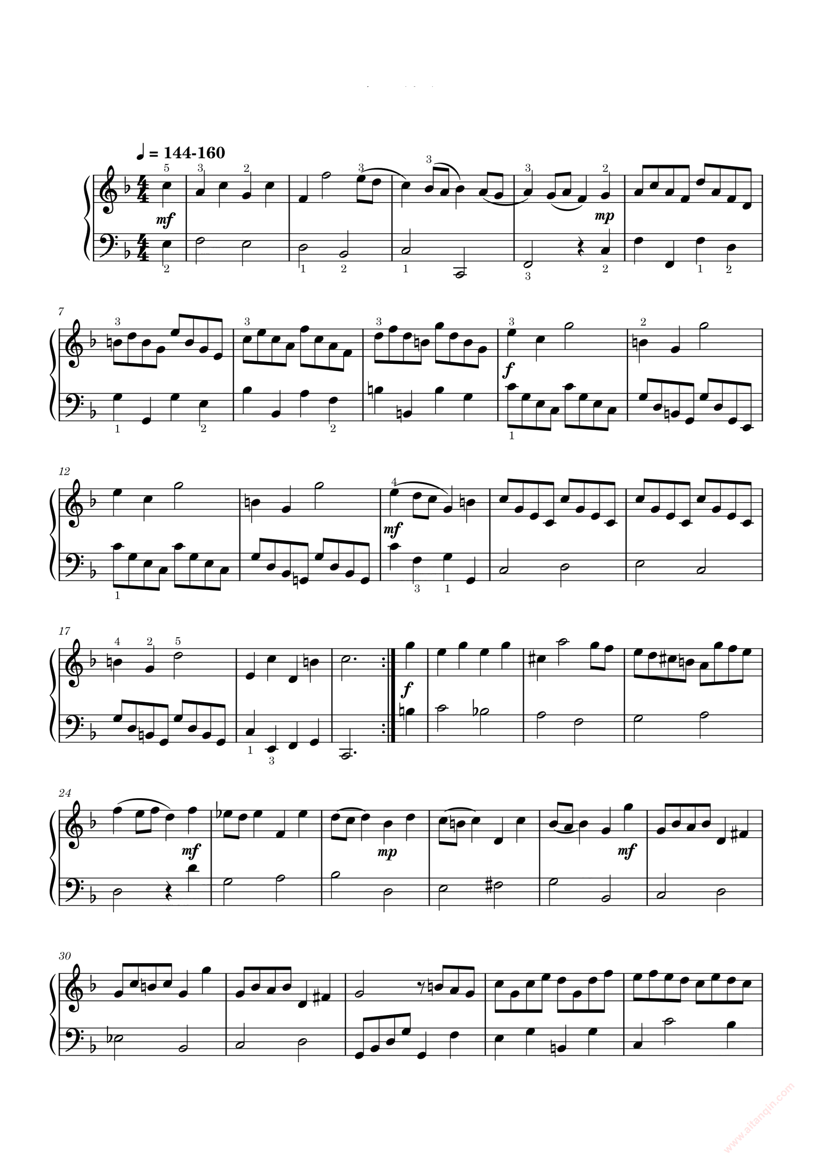 五级-3-3a.布列舞曲