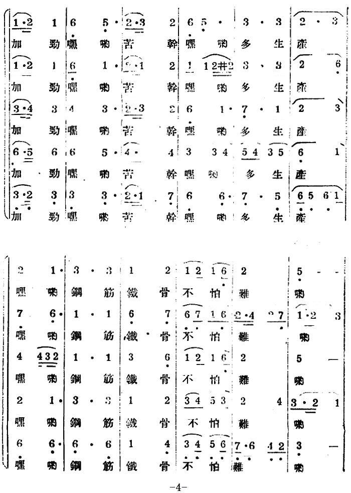 生产大合唱