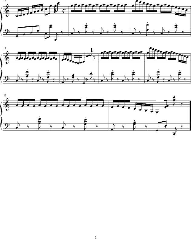 圣诞节练习曲